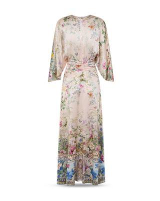 Petal Sleeve Long Dress Product Image