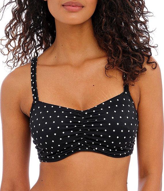 Freya Jewel Cove Dotted Print Moderate Coverage Bikini Hipster Swim Bottom Product Image