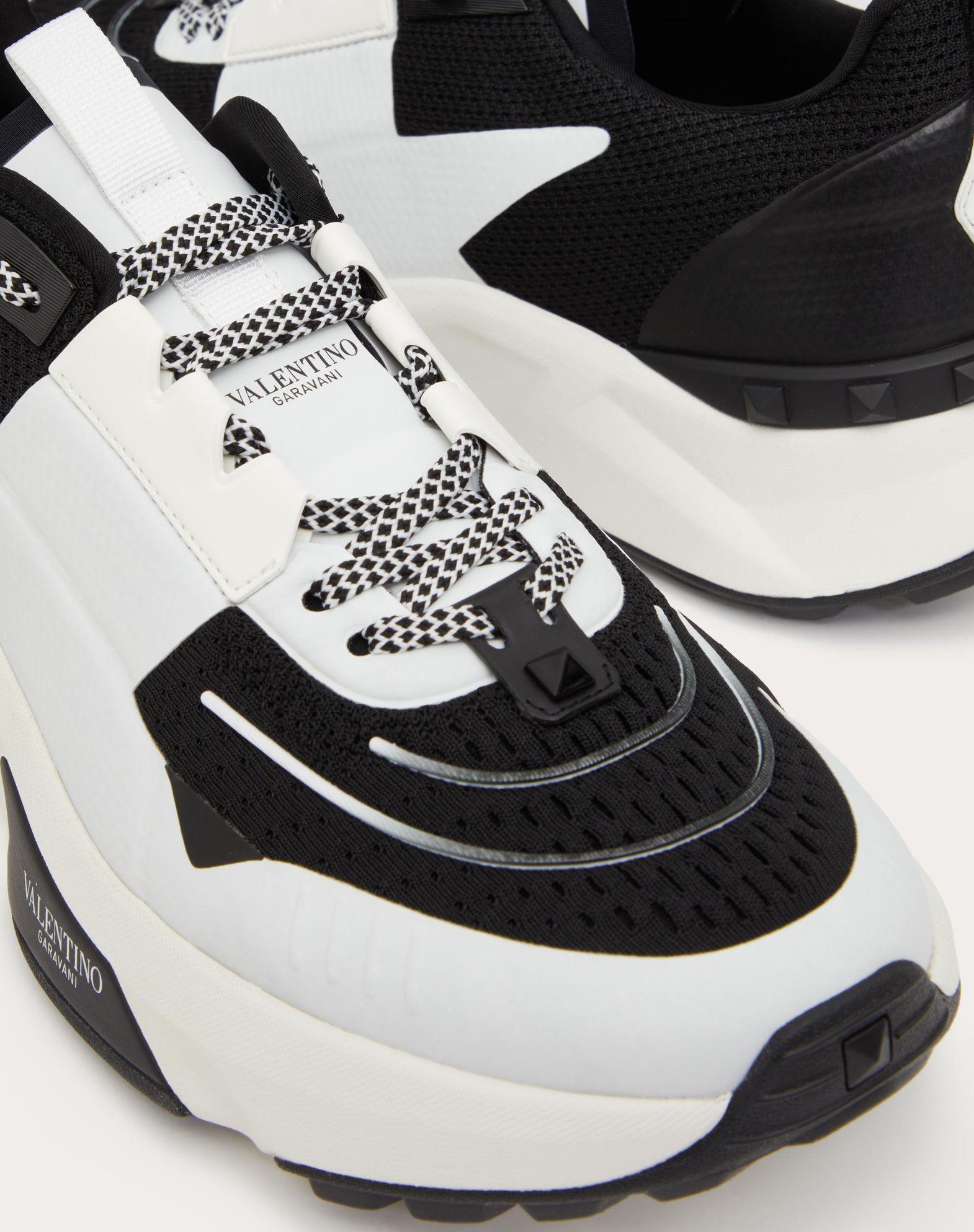 True Act Low Top Sneaker In Mesh And Rubberized Fabric Product Image