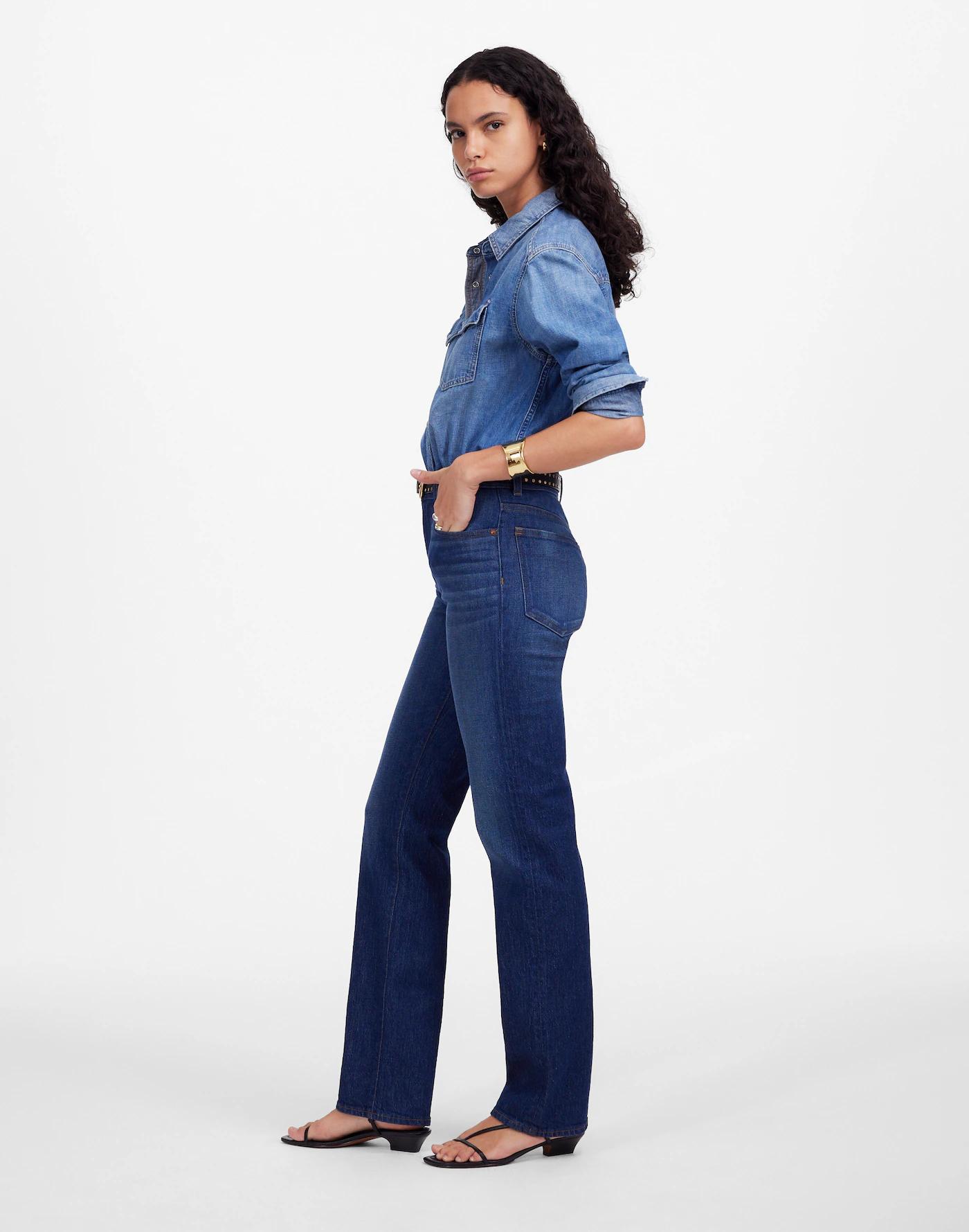 The Longline Straight Jean Product Image