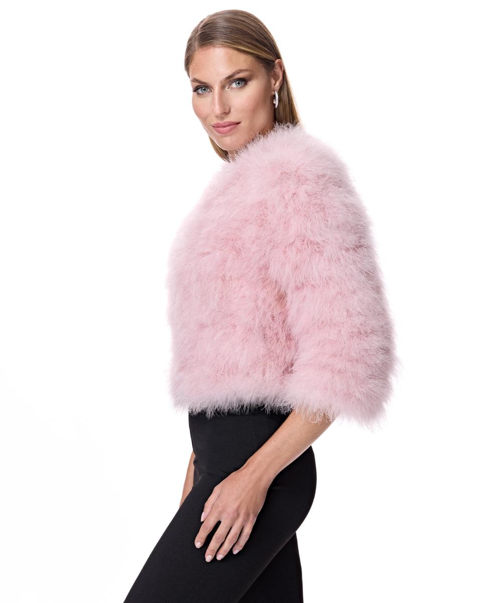 Cropped Feather Bolero Product Image