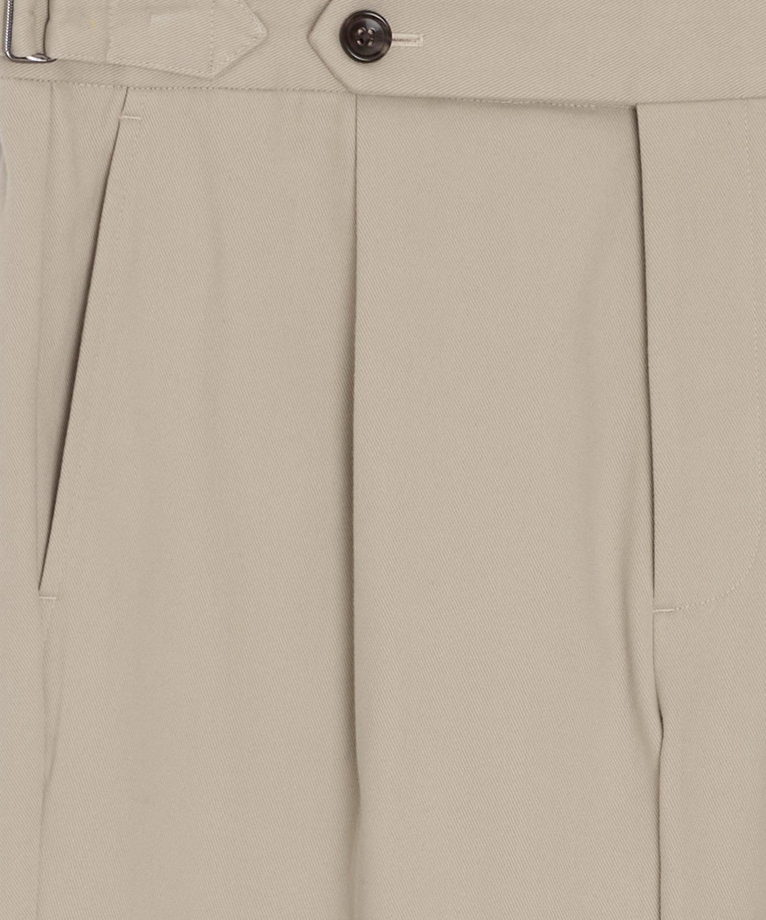 Italian Brushed Cotton Side Tab Trouser Product Image