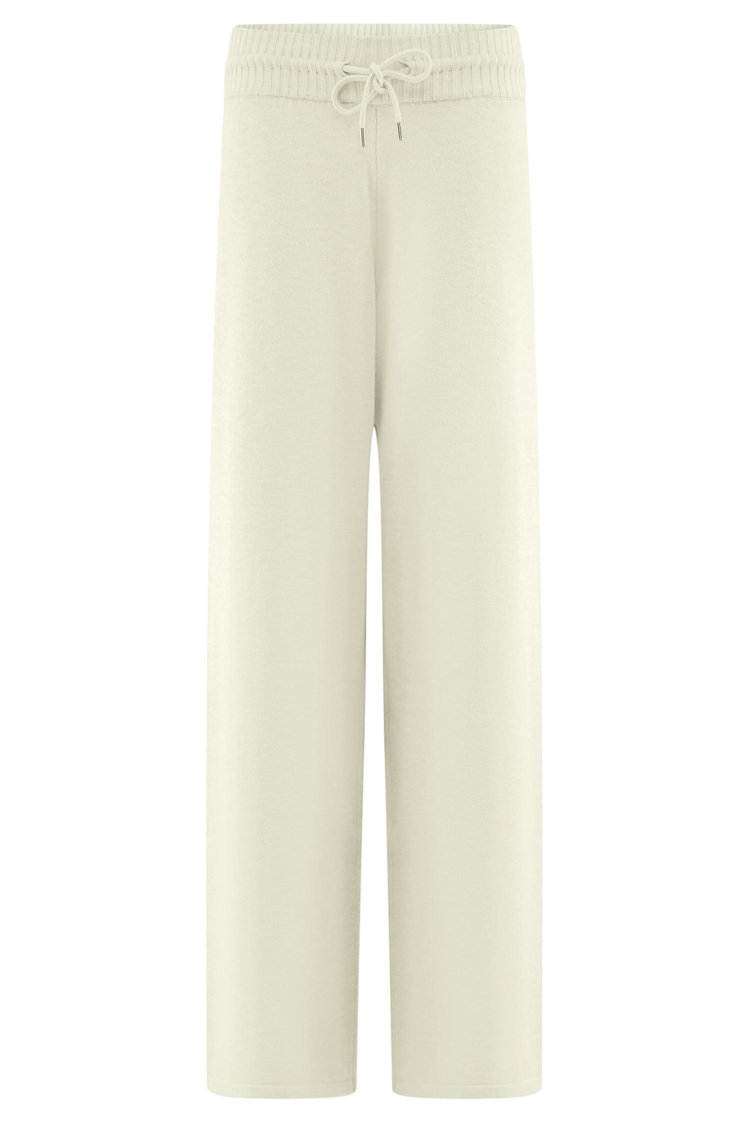 Natalya Knit Wide Leg Pants - Ivory Product Image