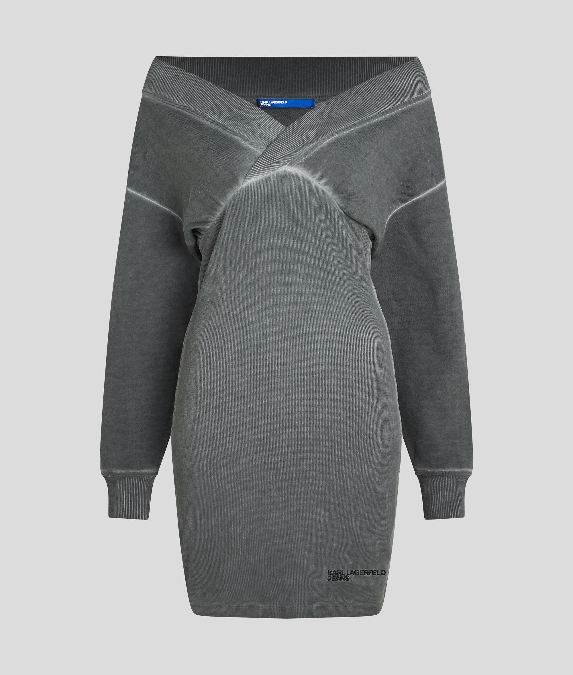 OFF-SHOULDER SWEAT DRESS Product Image