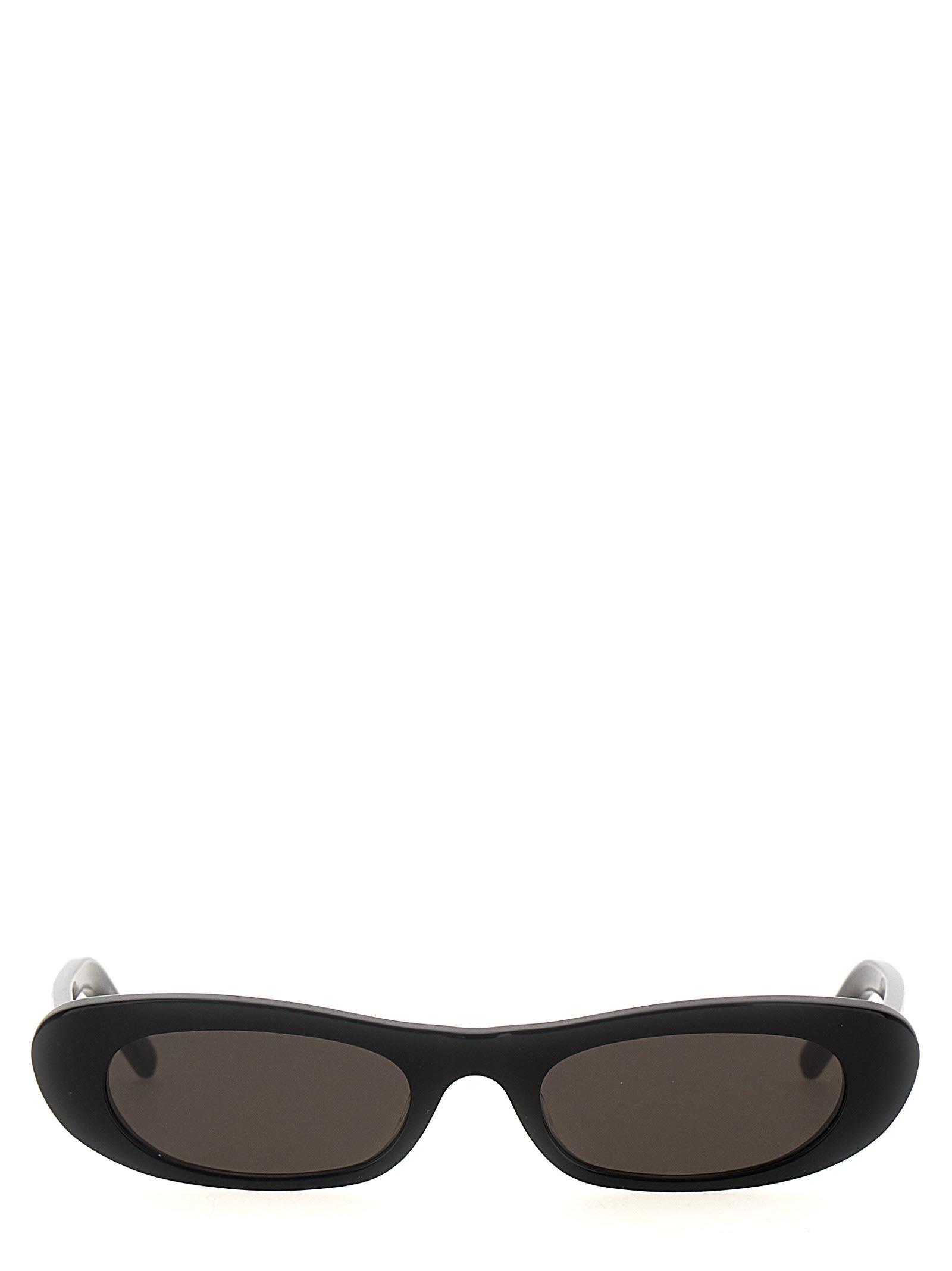SAINT LAURENT Sl 557 Shade Oval Sunglasses In Black Product Image
