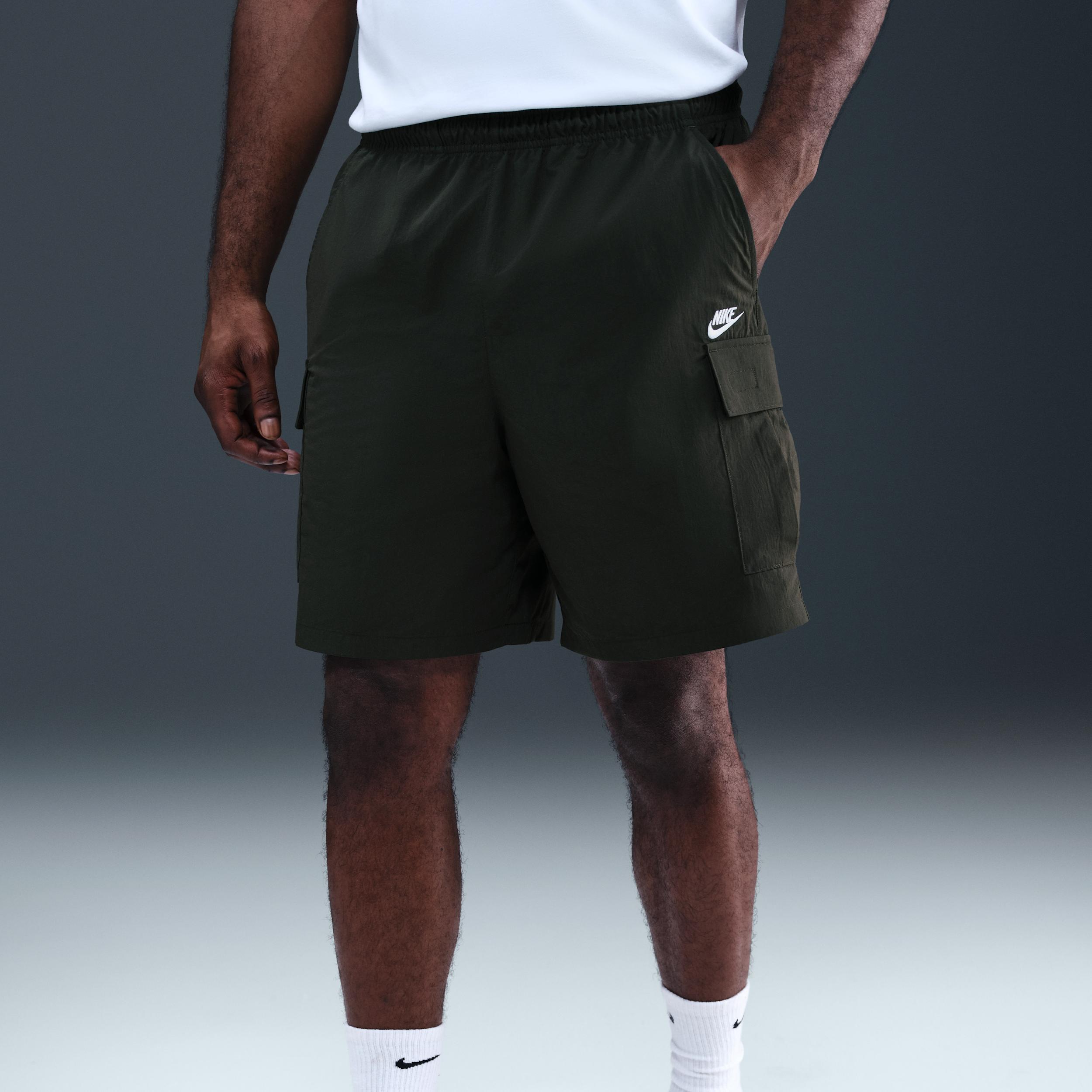 Mens Nike Sportswear Club Utility Shorts | IH5047-010 Product Image