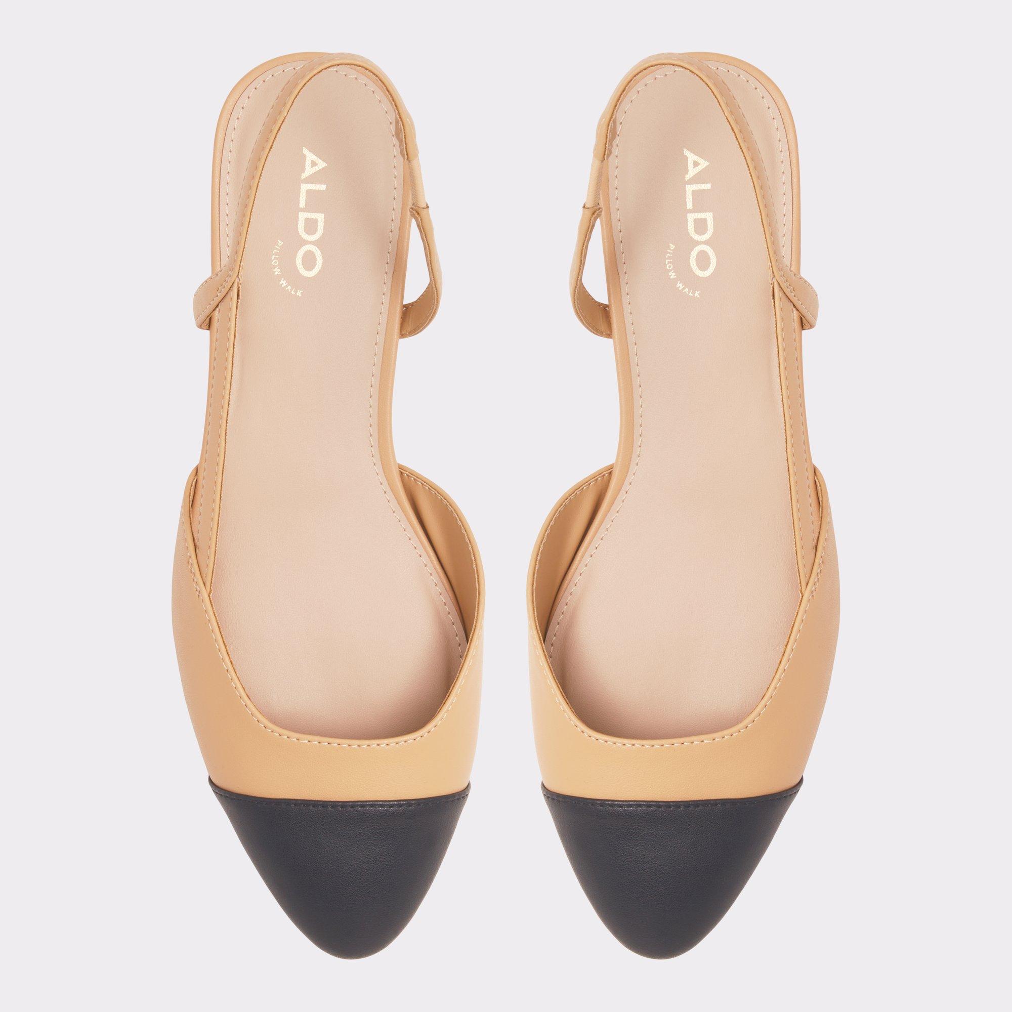 Clementinne Other Dark Beige Synthetic Smooth Women's Ballet Flats | ALDO US Product Image