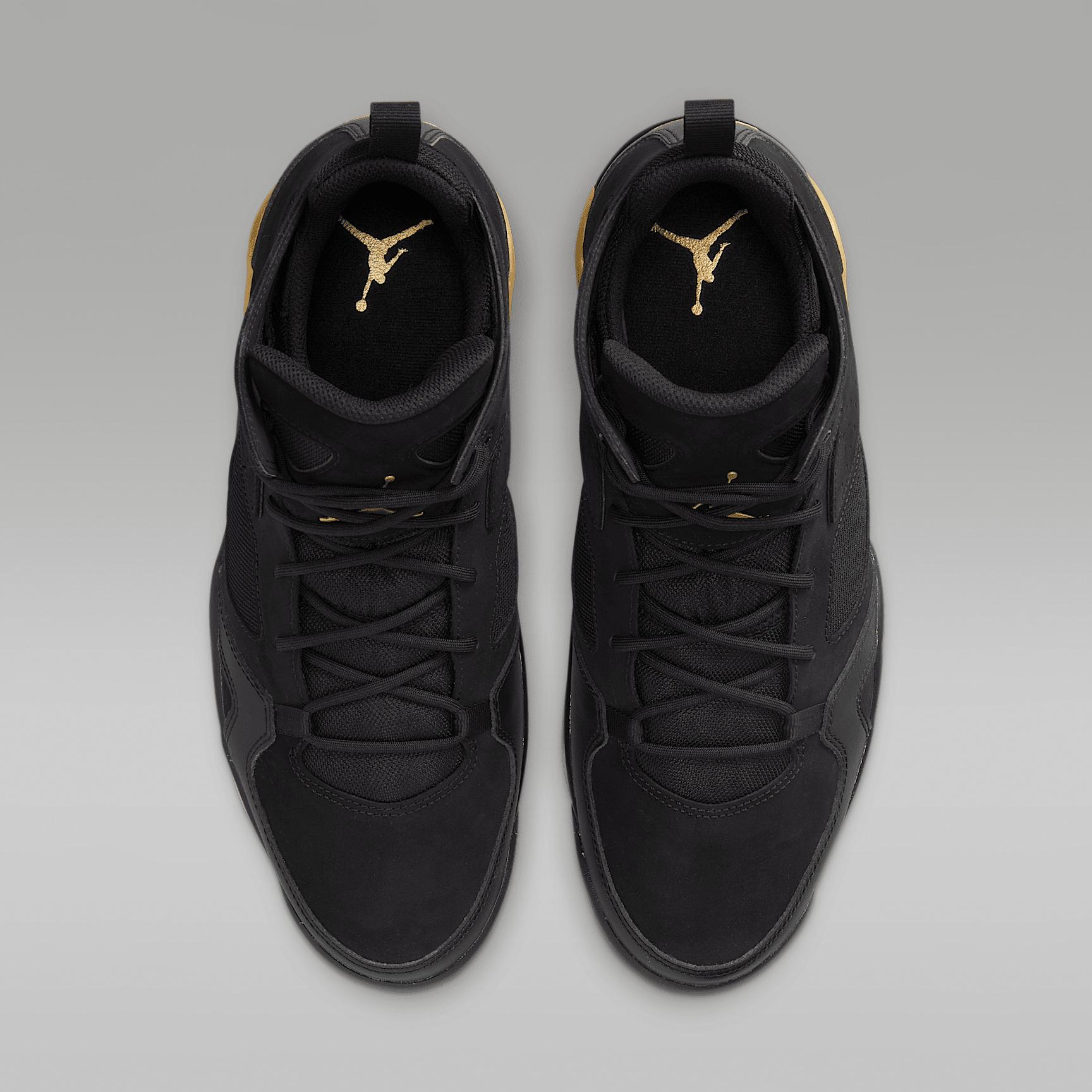 Jordan Mens Jordan Flight Club 91 - Mens Basketball Shoes Black/Gold Product Image