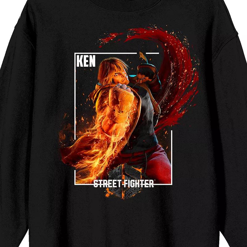 Men's Street Fighter VI Ken Long Sleeve Graphic Tee,  Product Image