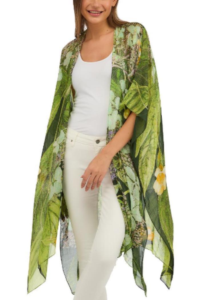 Viscose/Modal Long Kimono Product Image