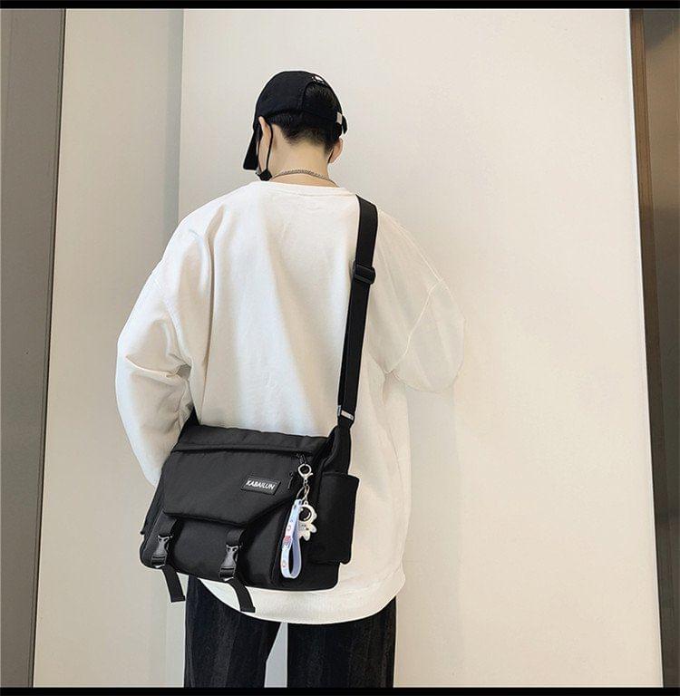 Applique Multi-Pocket Messenger Bag Product Image