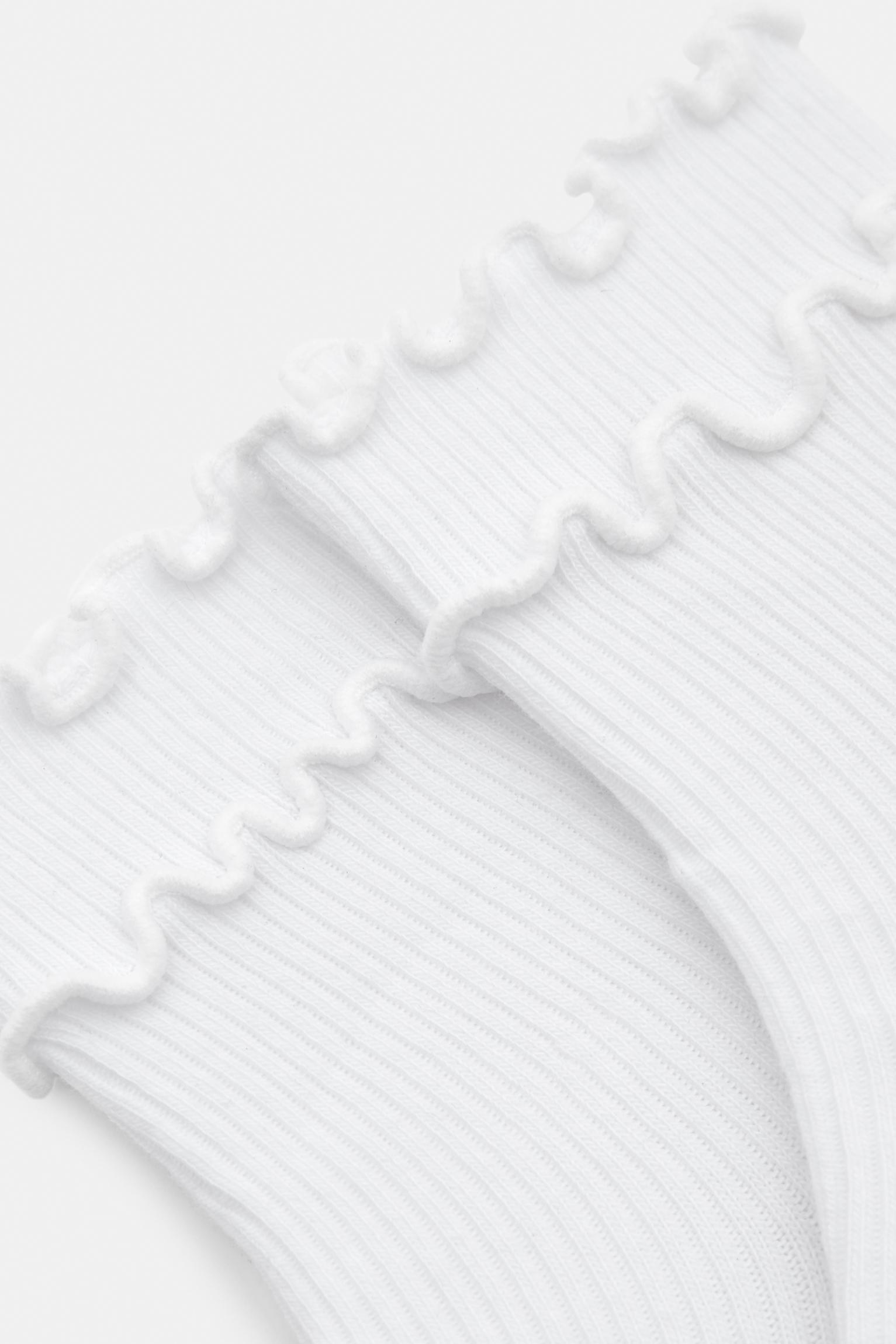 Long lettuce-edge socks Product Image