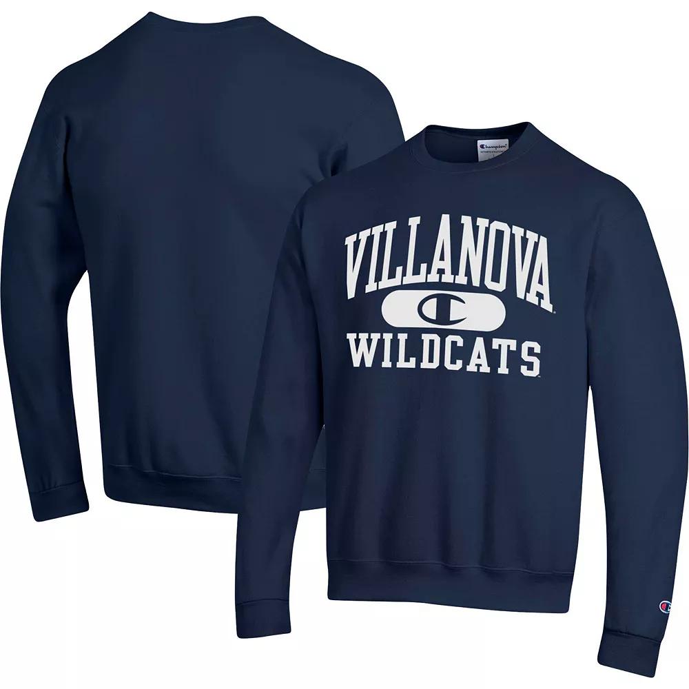 Men's Champion Navy Villanova Wildcats Arch Pill Sweatshirt,  Product Image