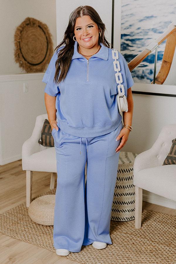 Easygoing Quarter Zip Top Curves Product Image