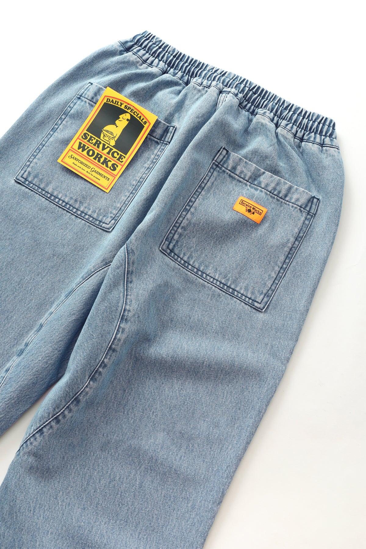Service Works - Classic Chef Pants - Light Washed Denim Product Image