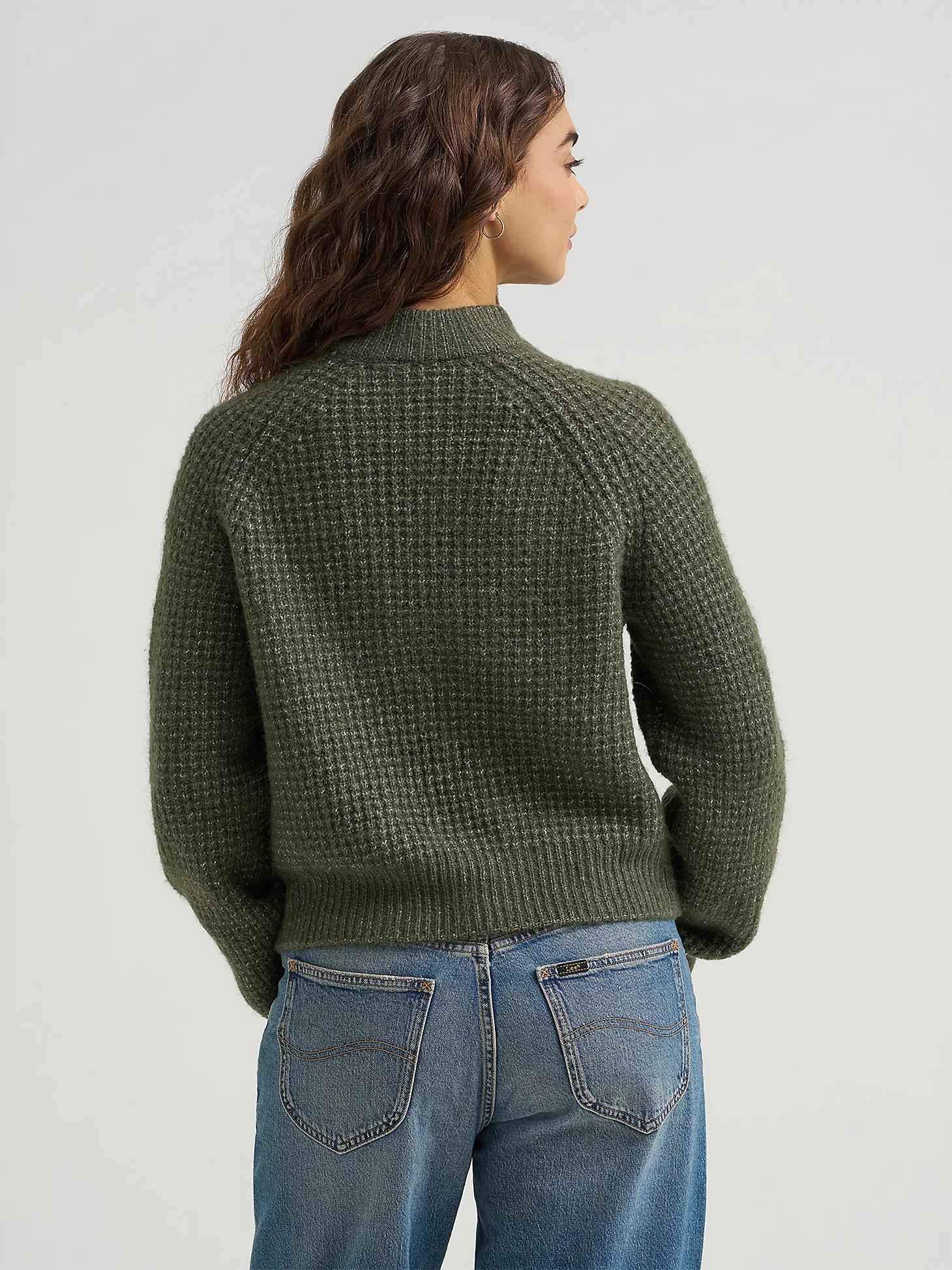 Women's Waffle Knit Sweater | Women's Tops & Tees | Lee® Product Image