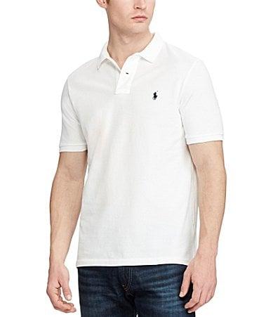 Polo Ralph Lauren Classic Fit Solid Cotton Mesh Polo Shirt Product Image