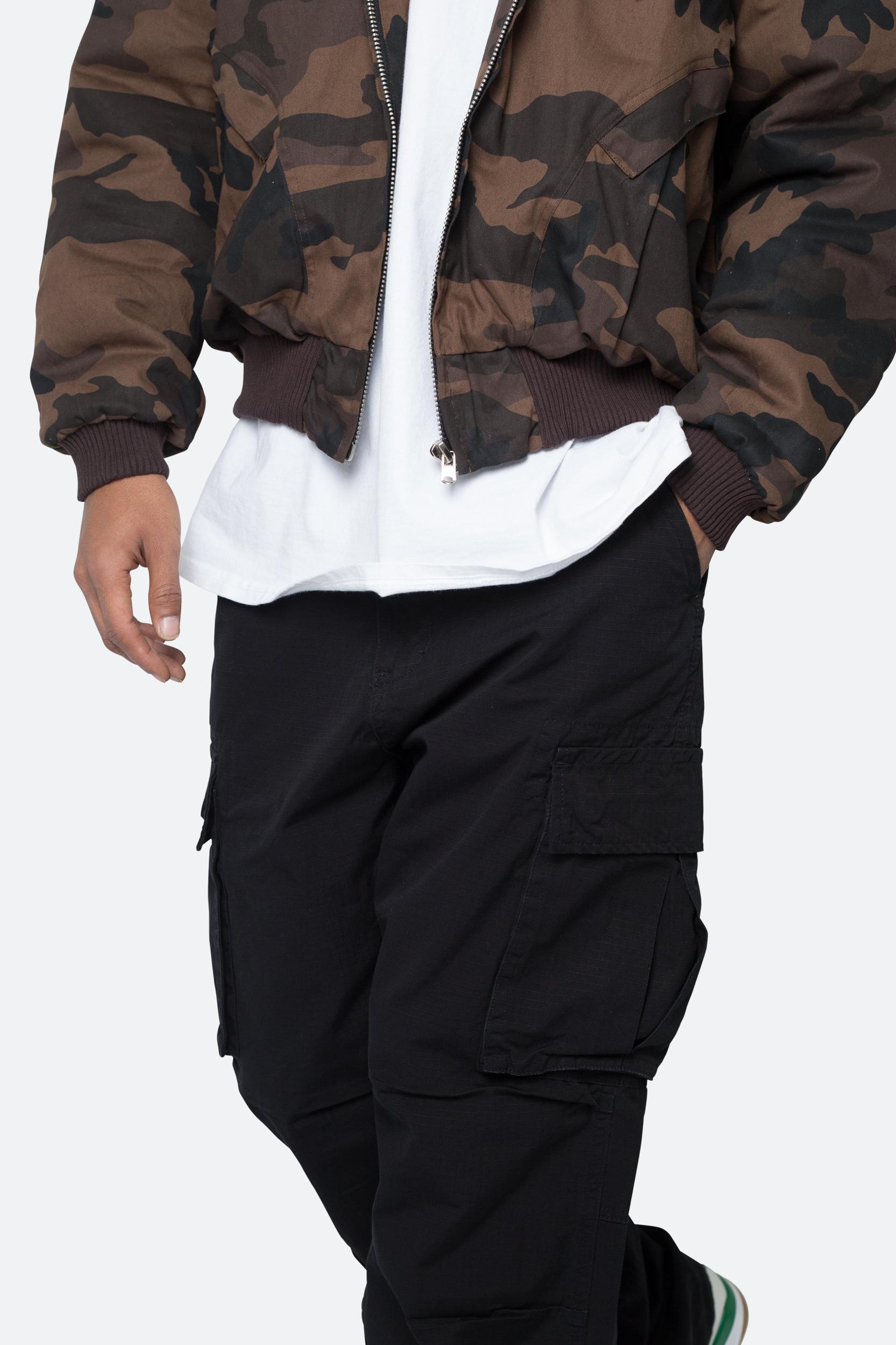 Ultra Baggy Vintage Cargo Pants - Black Product Image
