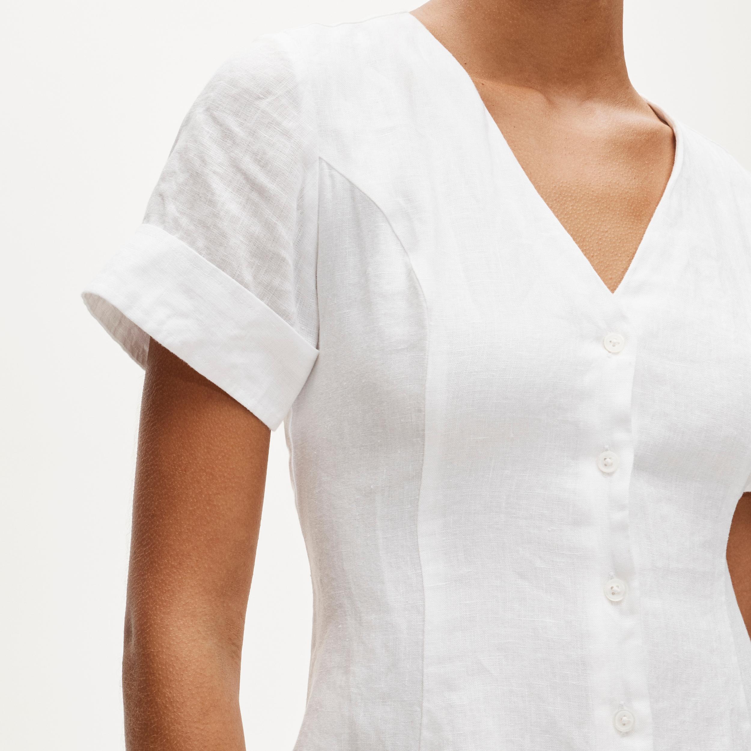 Fleur mini dress in linen Product Image