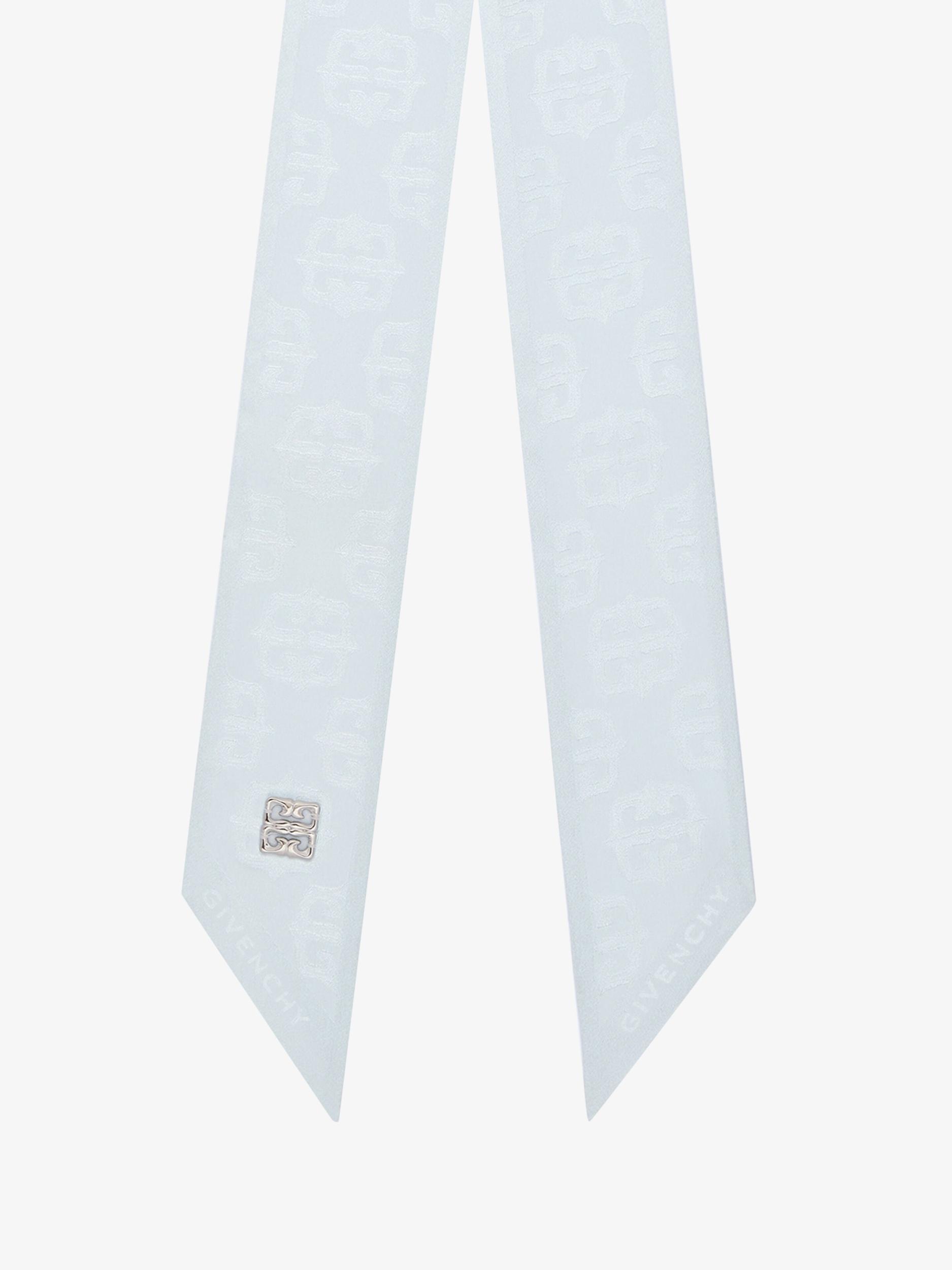 4G Liquid bandeau in silk with 4G detail Product Image