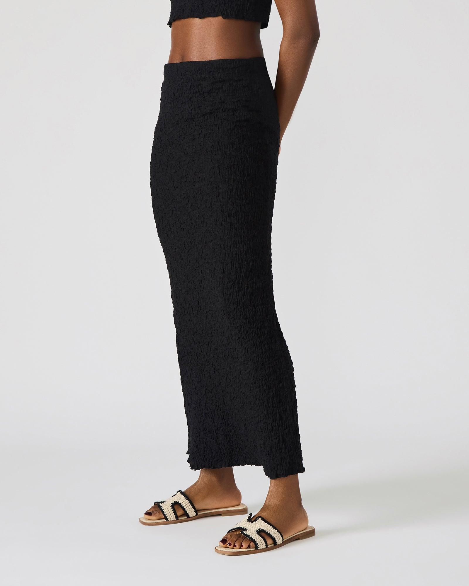 SEASIDE MAXI SKIRT SET BLACK Female Product Image