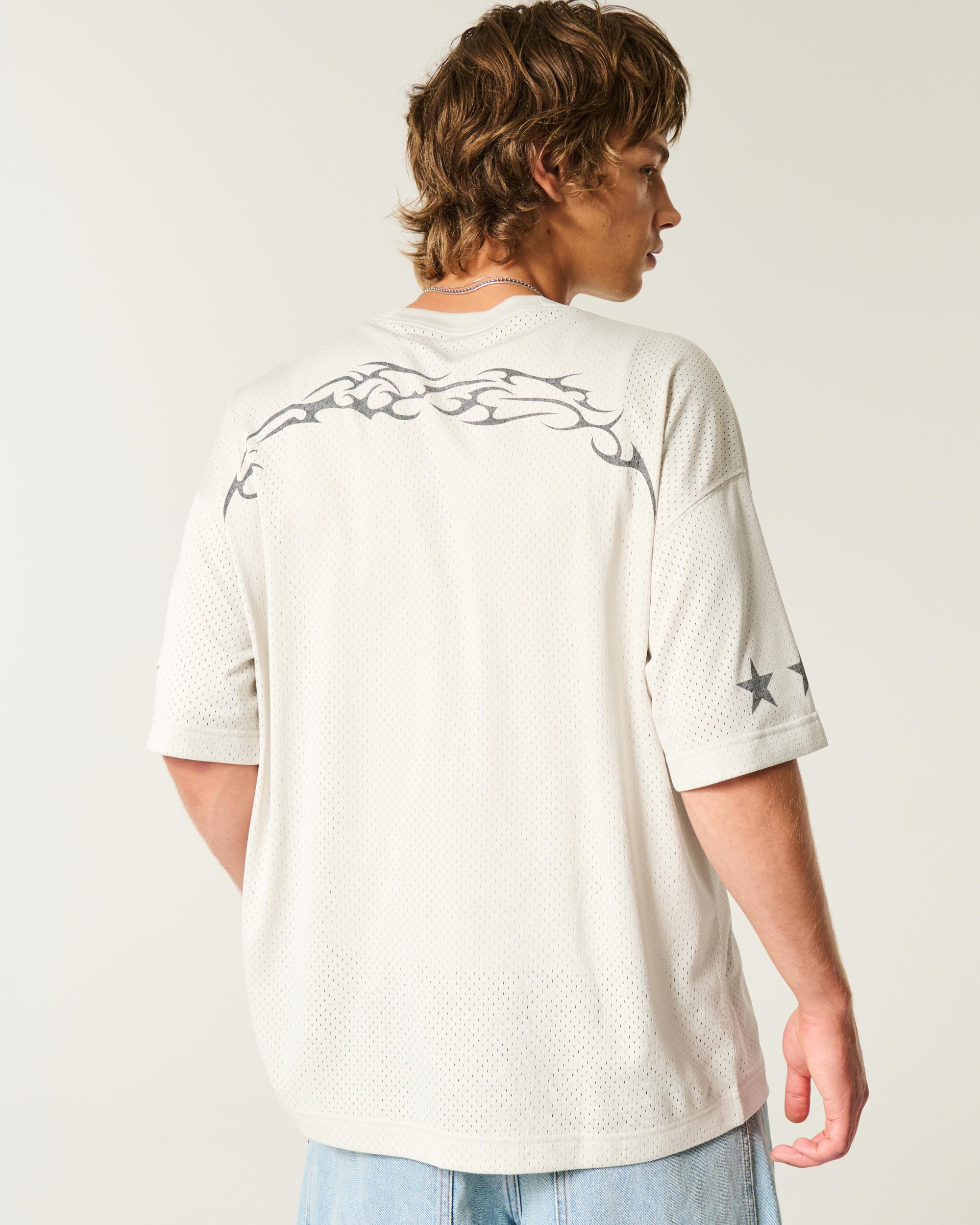 Baggy Hollywood Graphic Football Jersey Product Image