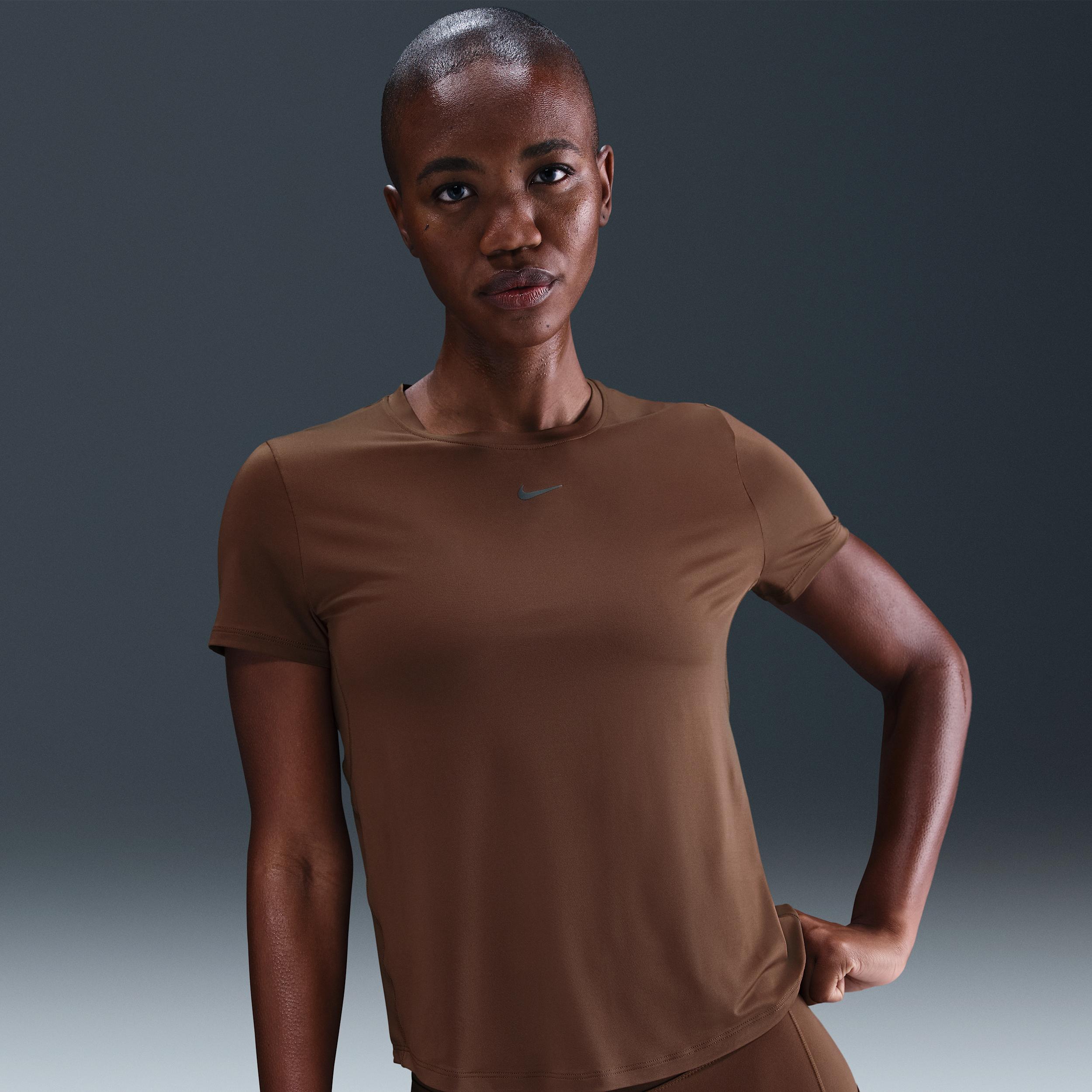 Nike Womens One Classic Dri-FIT Short-Sleeve Top | FN2798-265 Product Image
