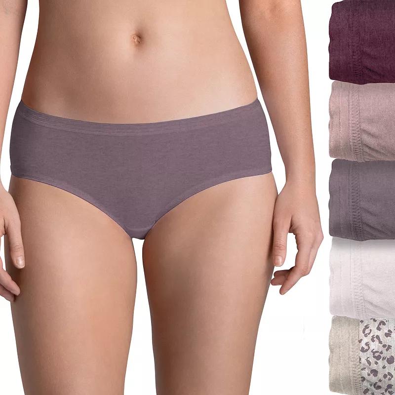 Women's Fruit of the Loom® Ultra Soft 5-pack Hipster Panties 5DUSKHP,  Product Image