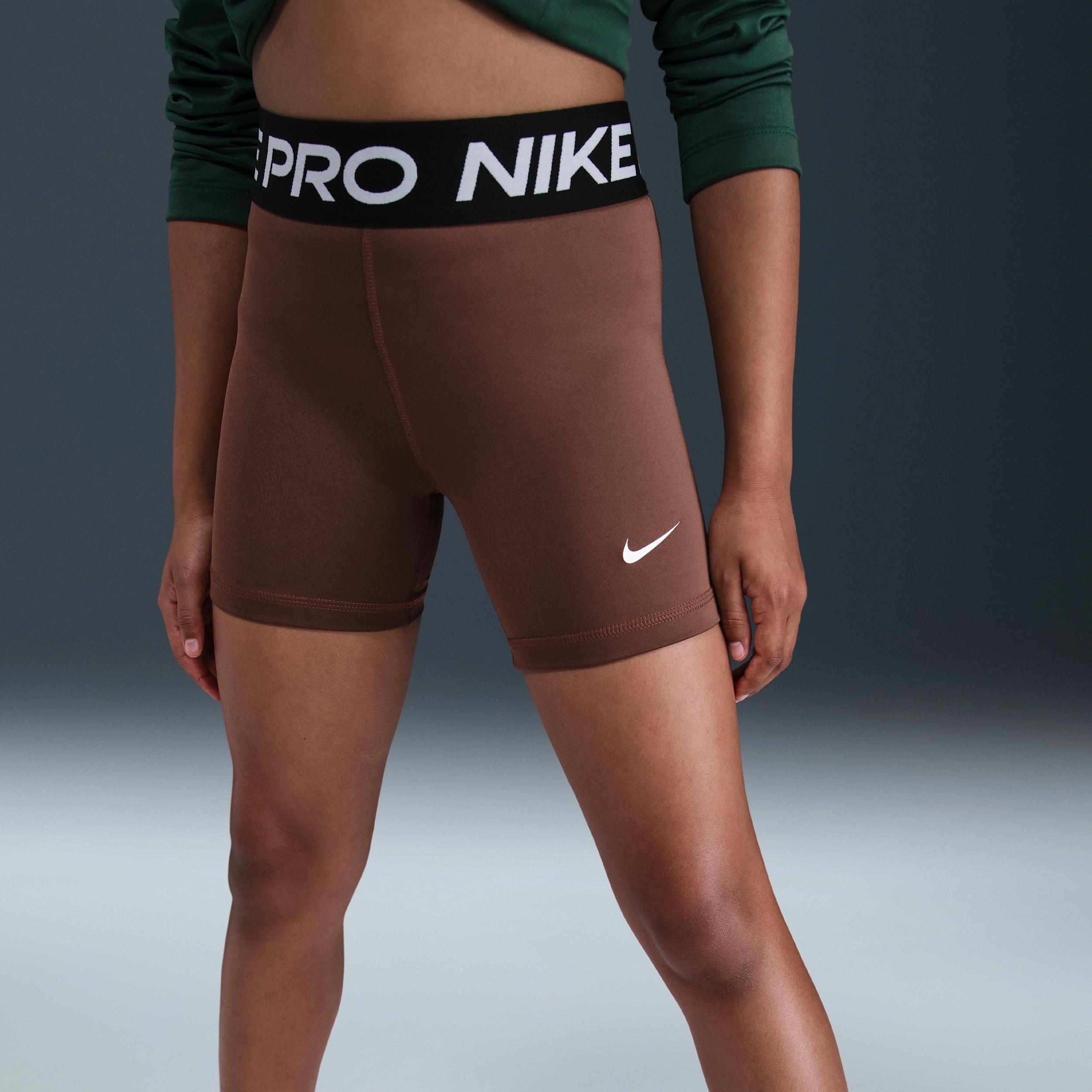 Womens Nike Pro Girls Shorts | DA1033-265 Product Image