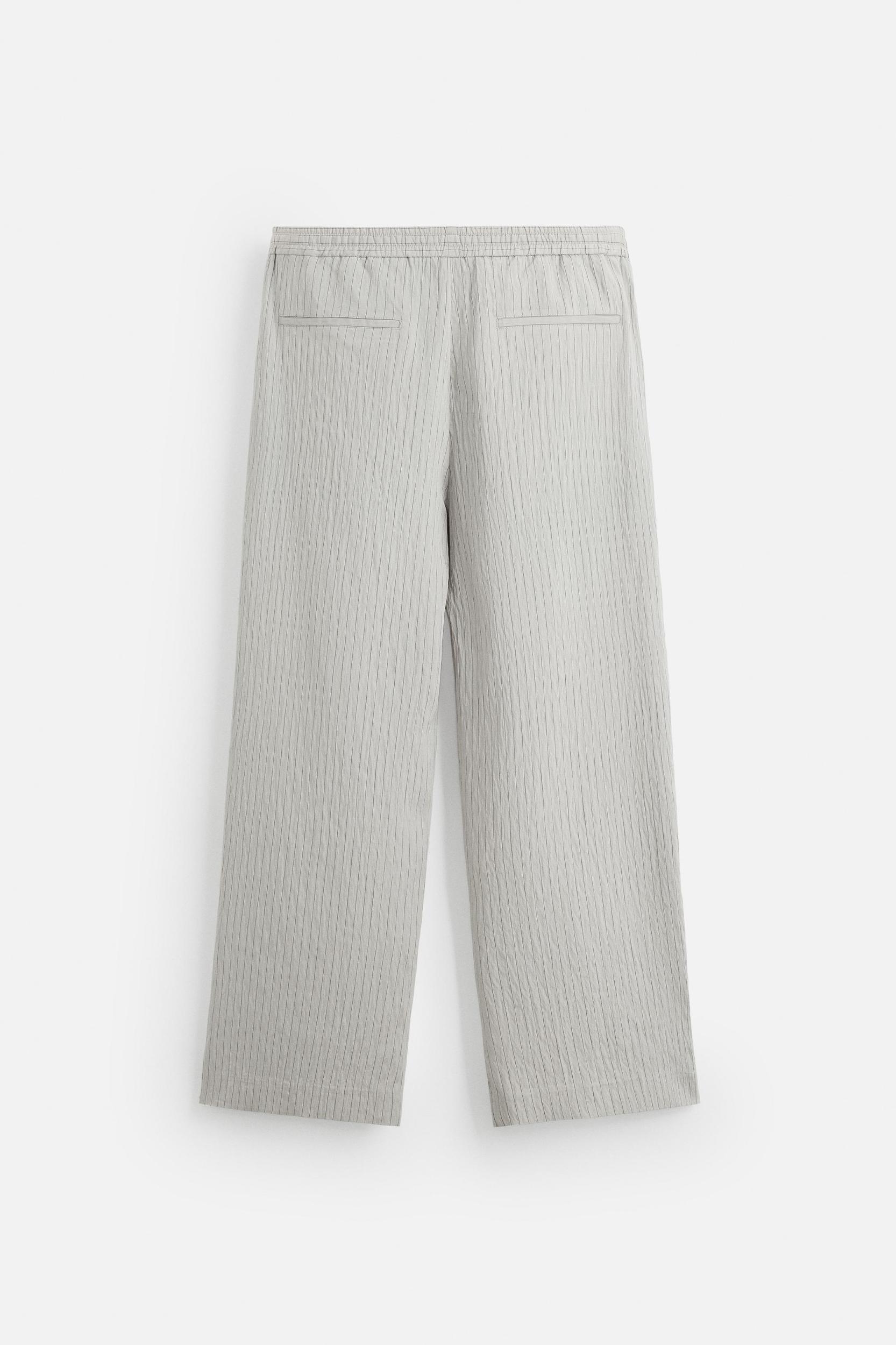 STRIPED FLOWY PANTS Product Image