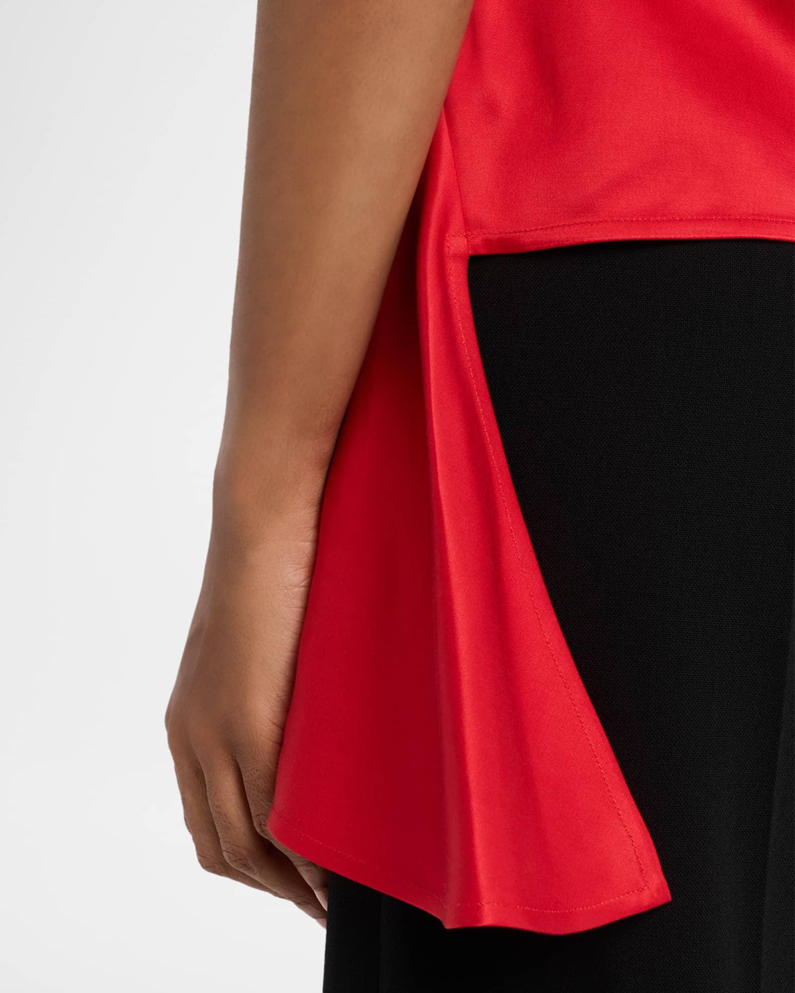 Sleeveless High-Low Peplum Top Product Image