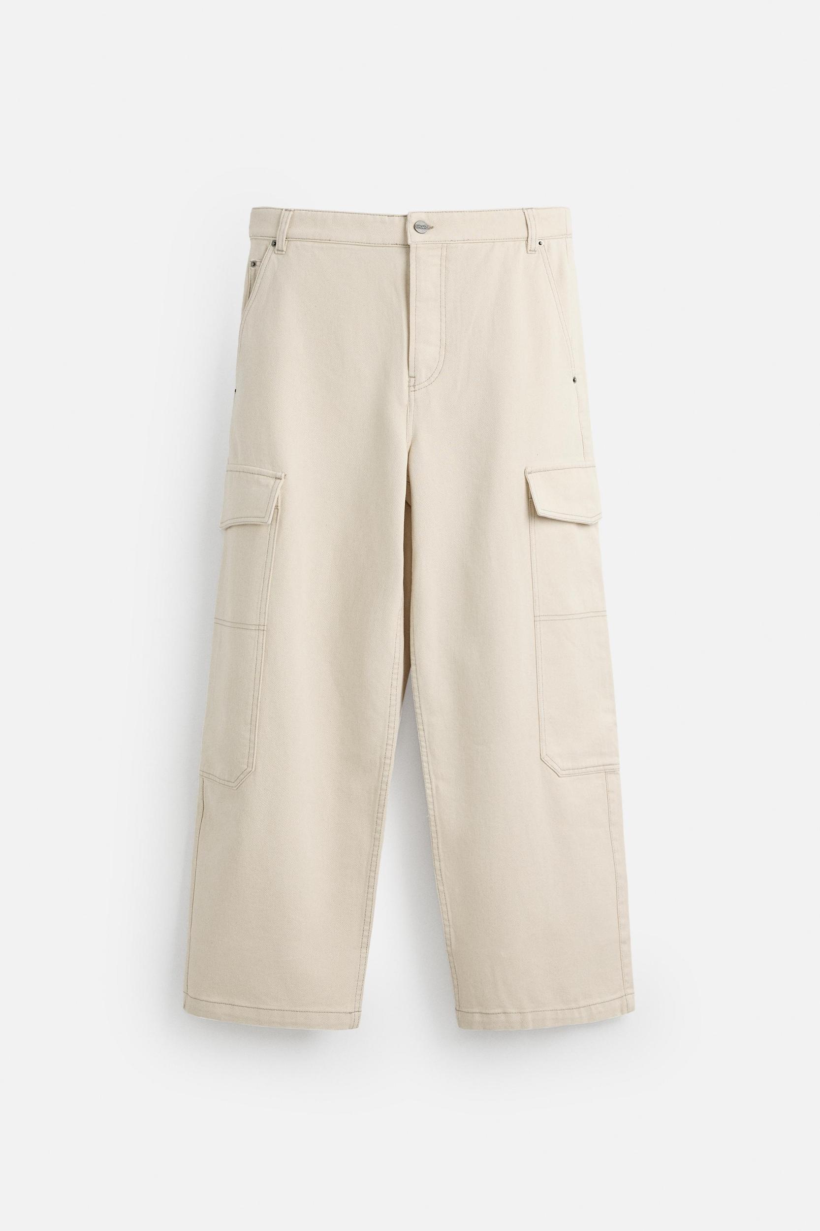 WIDE FIT CARGO PANTS Product Image