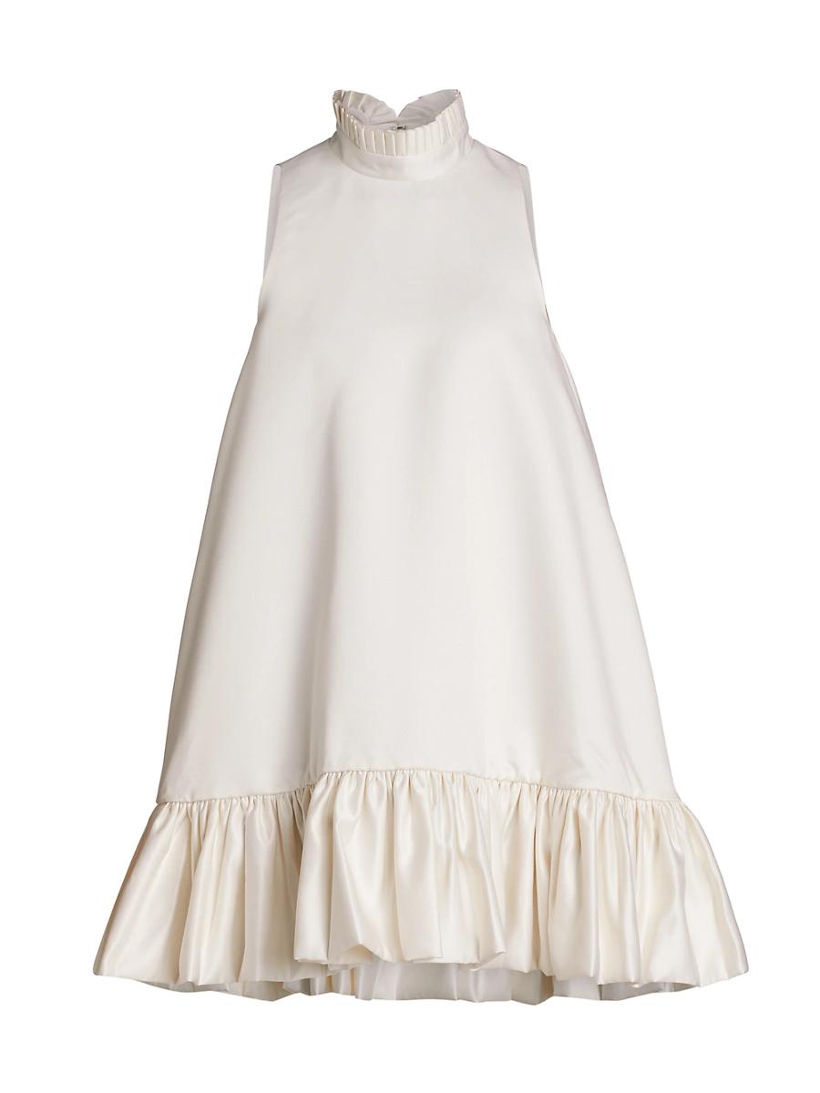 Womens Alcott Silk Trapeze Minidress Product Image