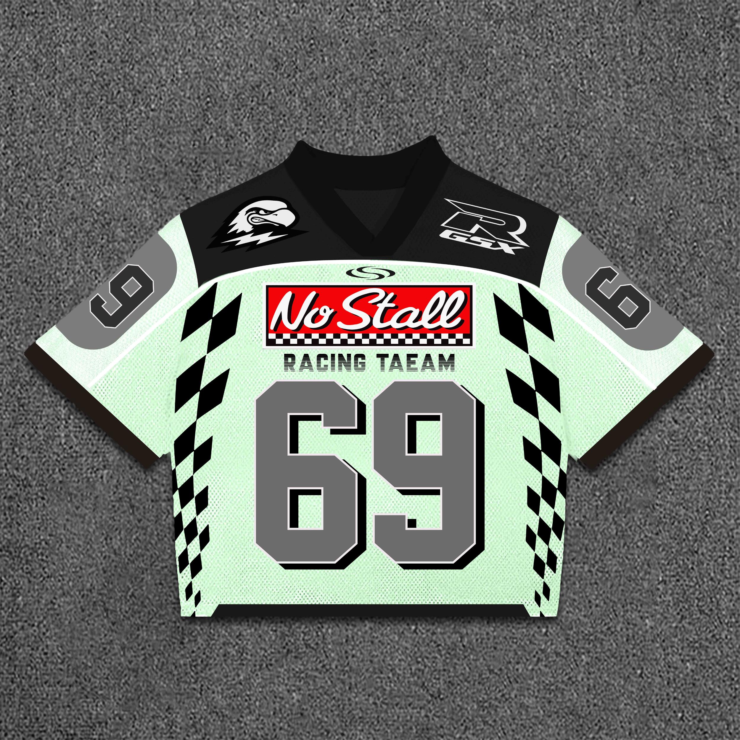 Sopula No-Stall Racing Suit No 69 Graphic Blokette Blokecore T-Shirt Product Image