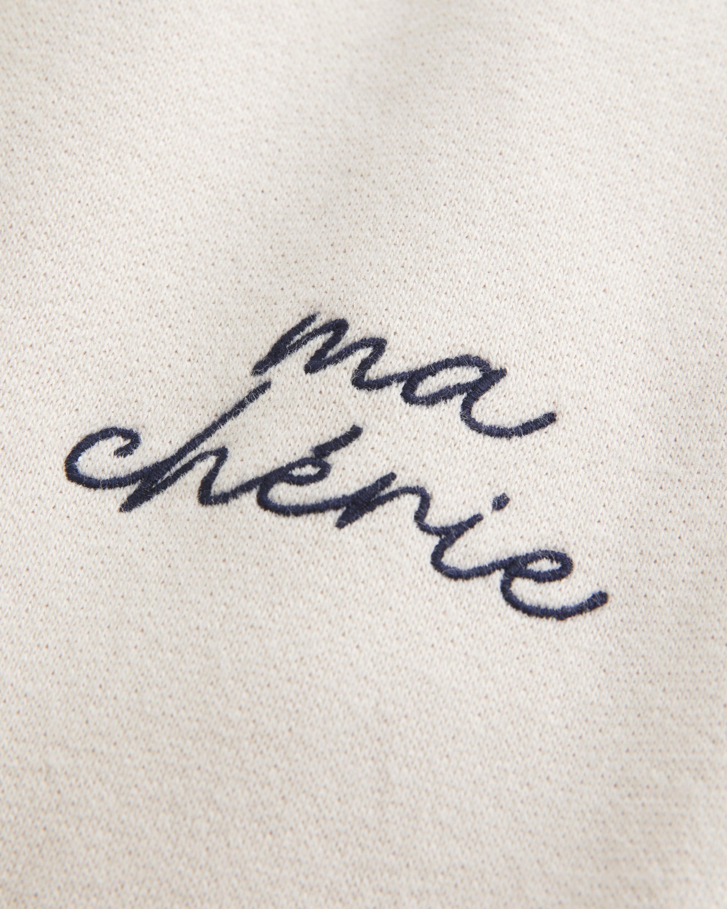 Ma Chérie Graphic Wide-Leg Sweatpants Product Image