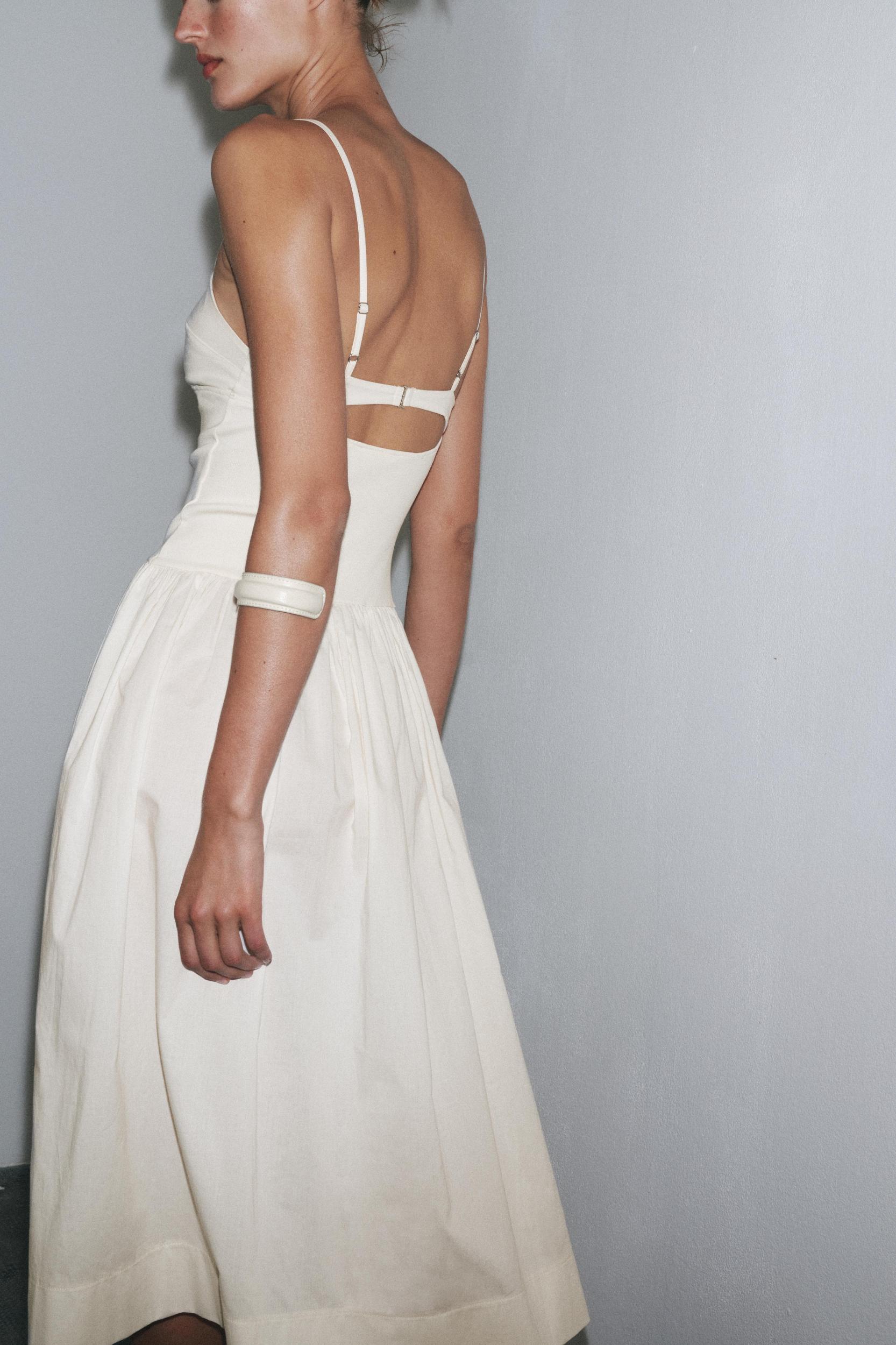 POPLIN COMBINATION DRESS Product Image