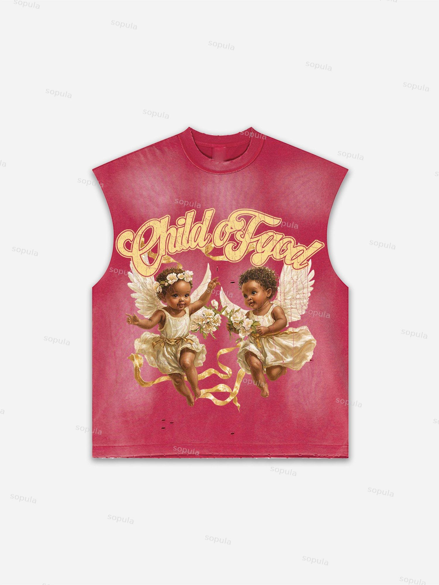 Men's Washed Boxer Boys Graphic Print Tank Top Product Image