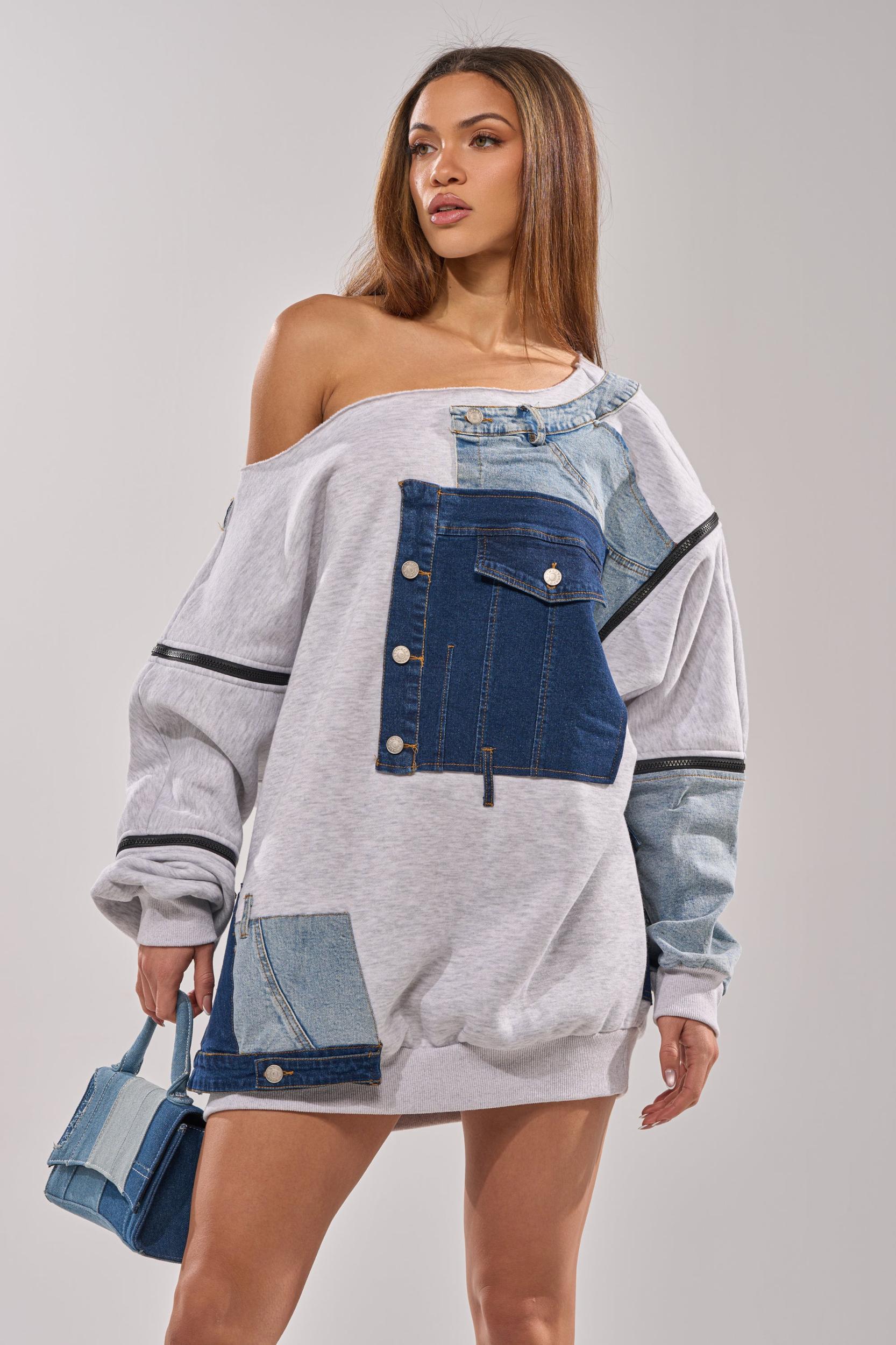 ADIRA MINI SWEATER DRESS Product Image