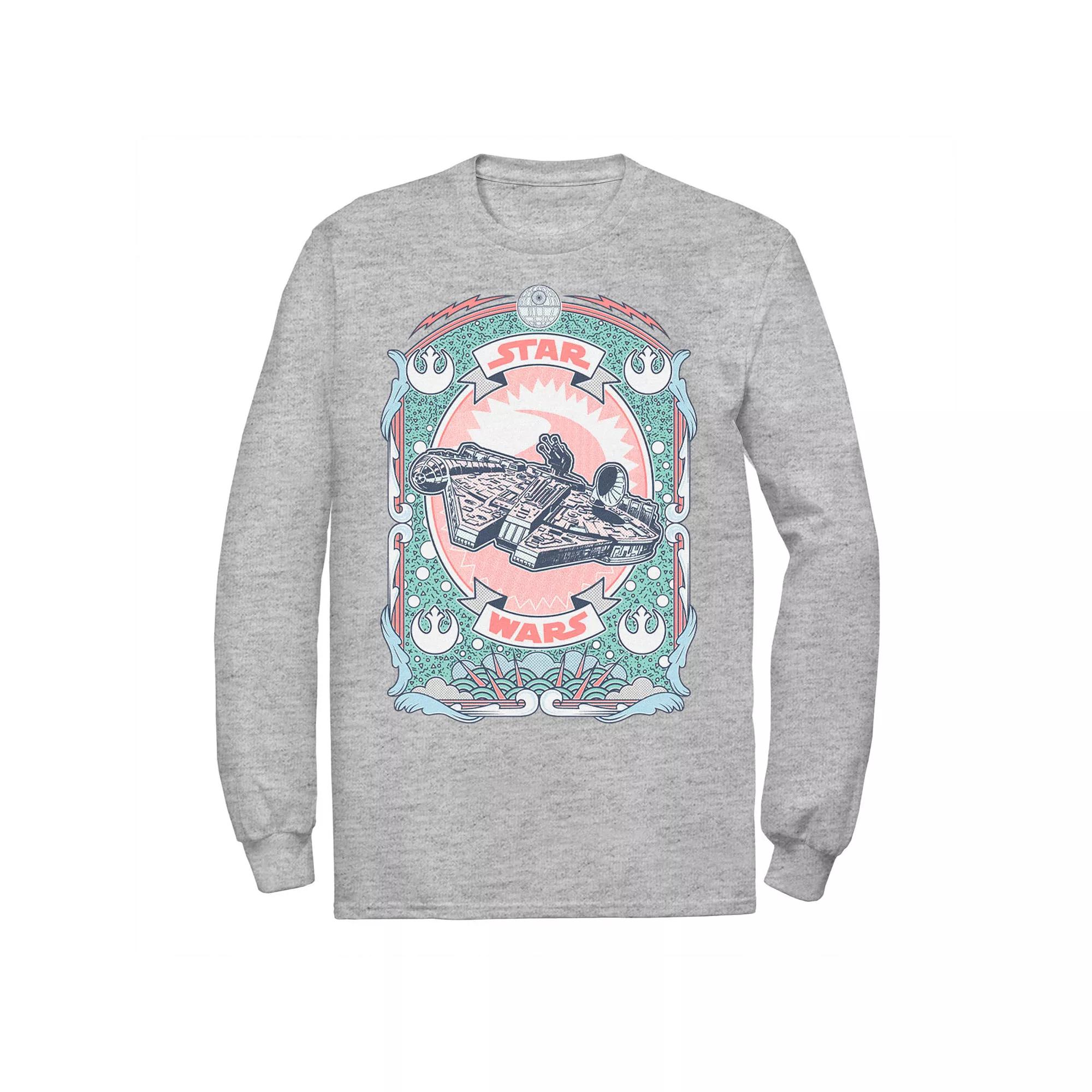 Men's Star Wars Millennium Falcon Tarot Card Tee,  Product Image