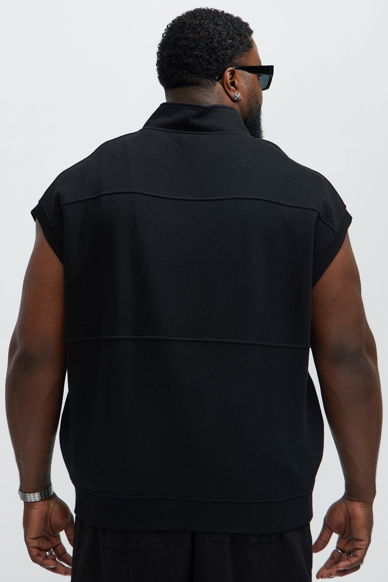 Tyson Over Trails Sleeveless Sweatshirt - Black Product Image