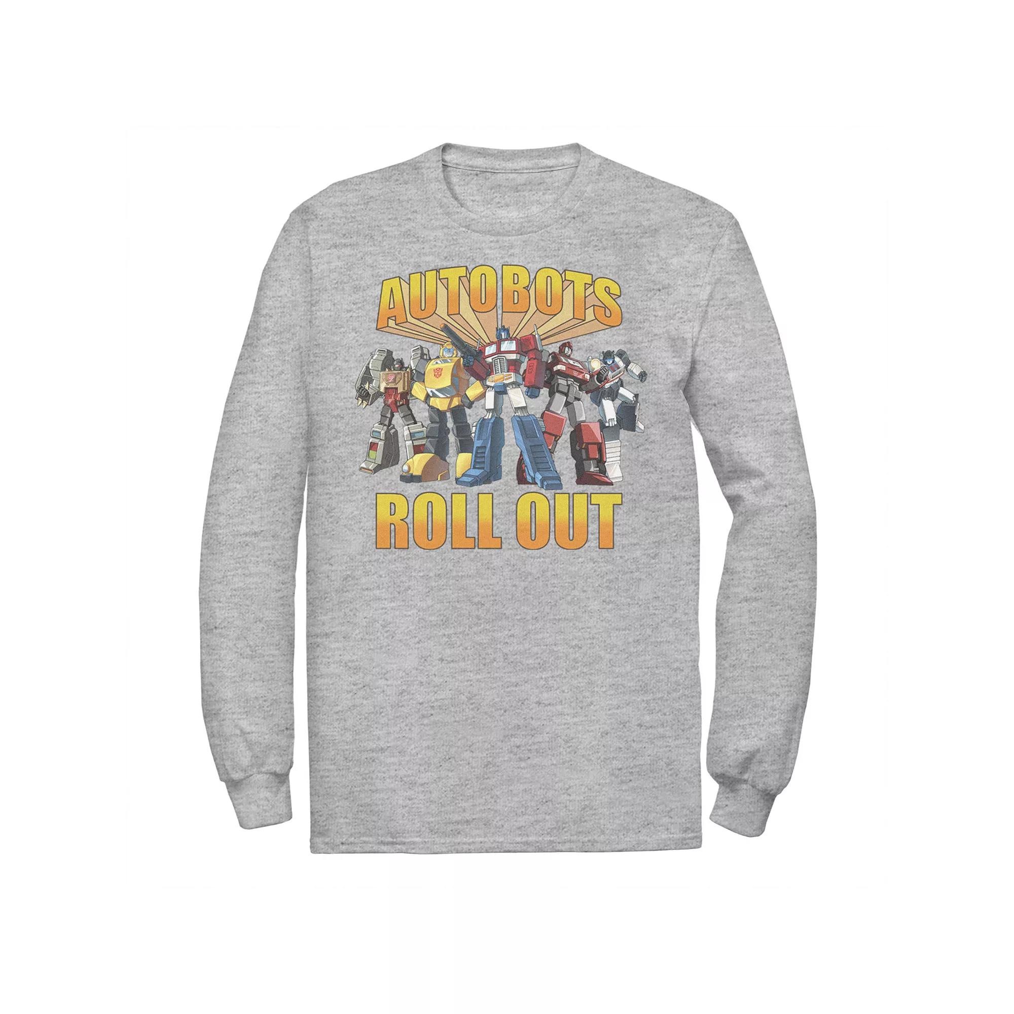 Big & Tall Transformers Autobots Roll Out Long Sleeve, Men's,  Product Image