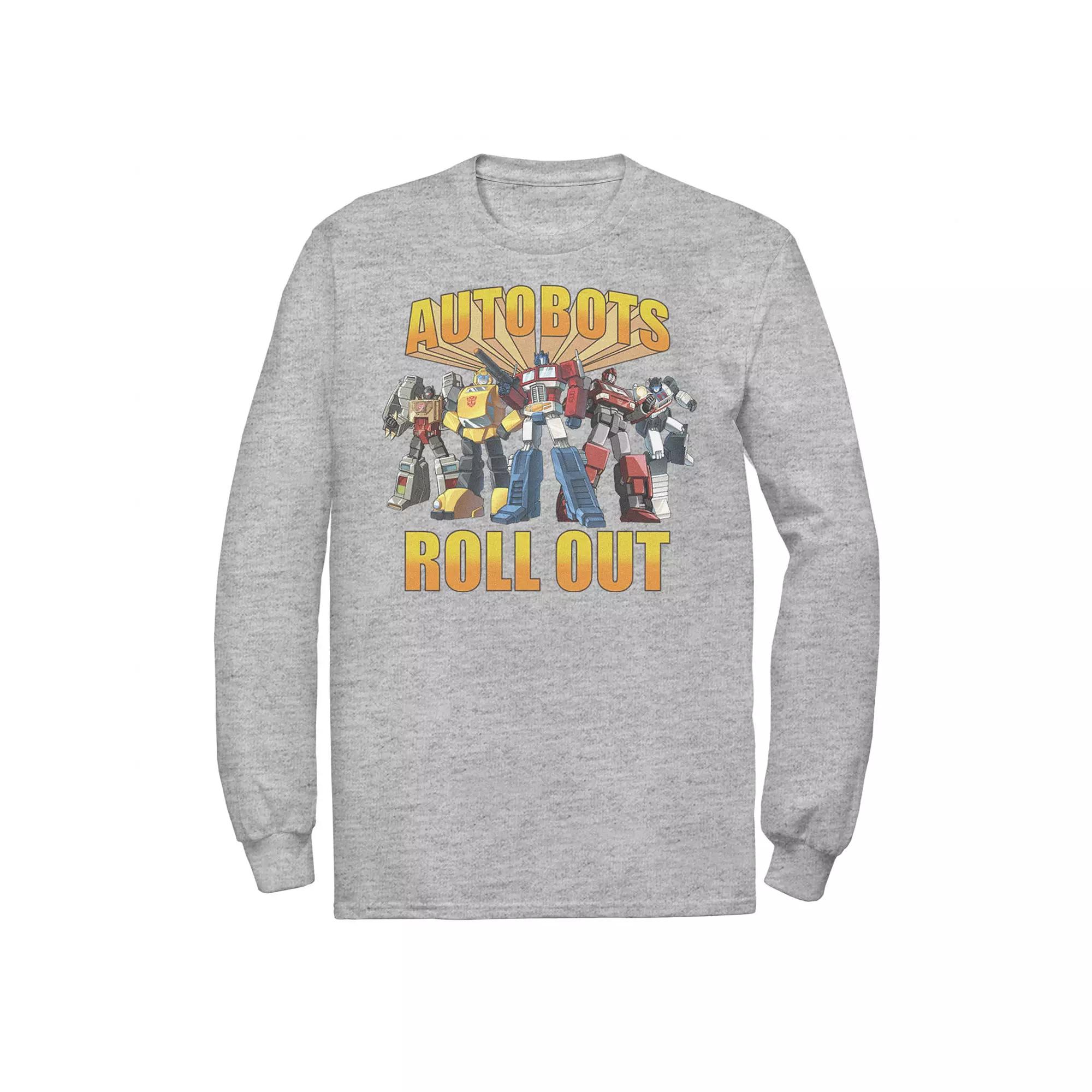 Big & Tall Transformers Autobots Roll Out Long Sleeve, Men's,  Product Image