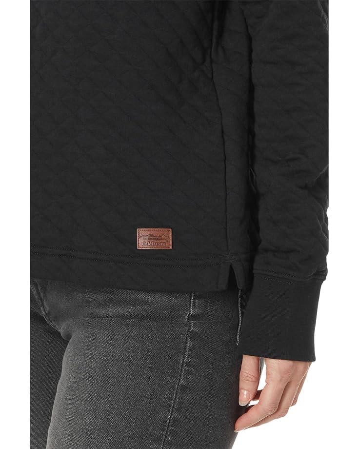 Unshrinkable Mini-Waffle Tee Long Sleeve Crew Neck Stripe Product Image