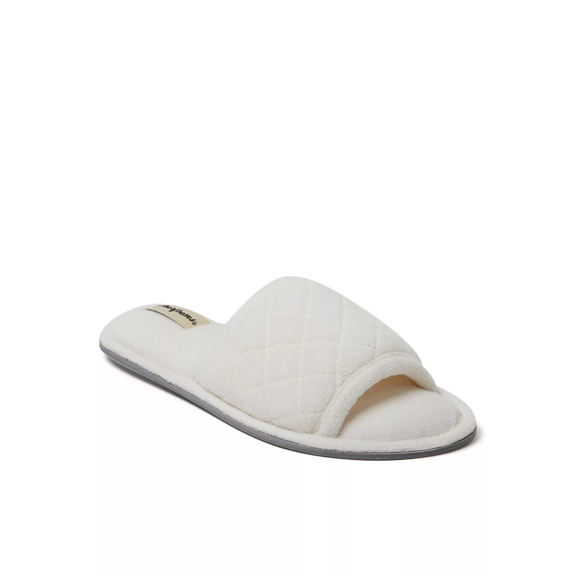 Dearfoams Microfiber Terry Quilted Women's Slide Slippers,  Product Image