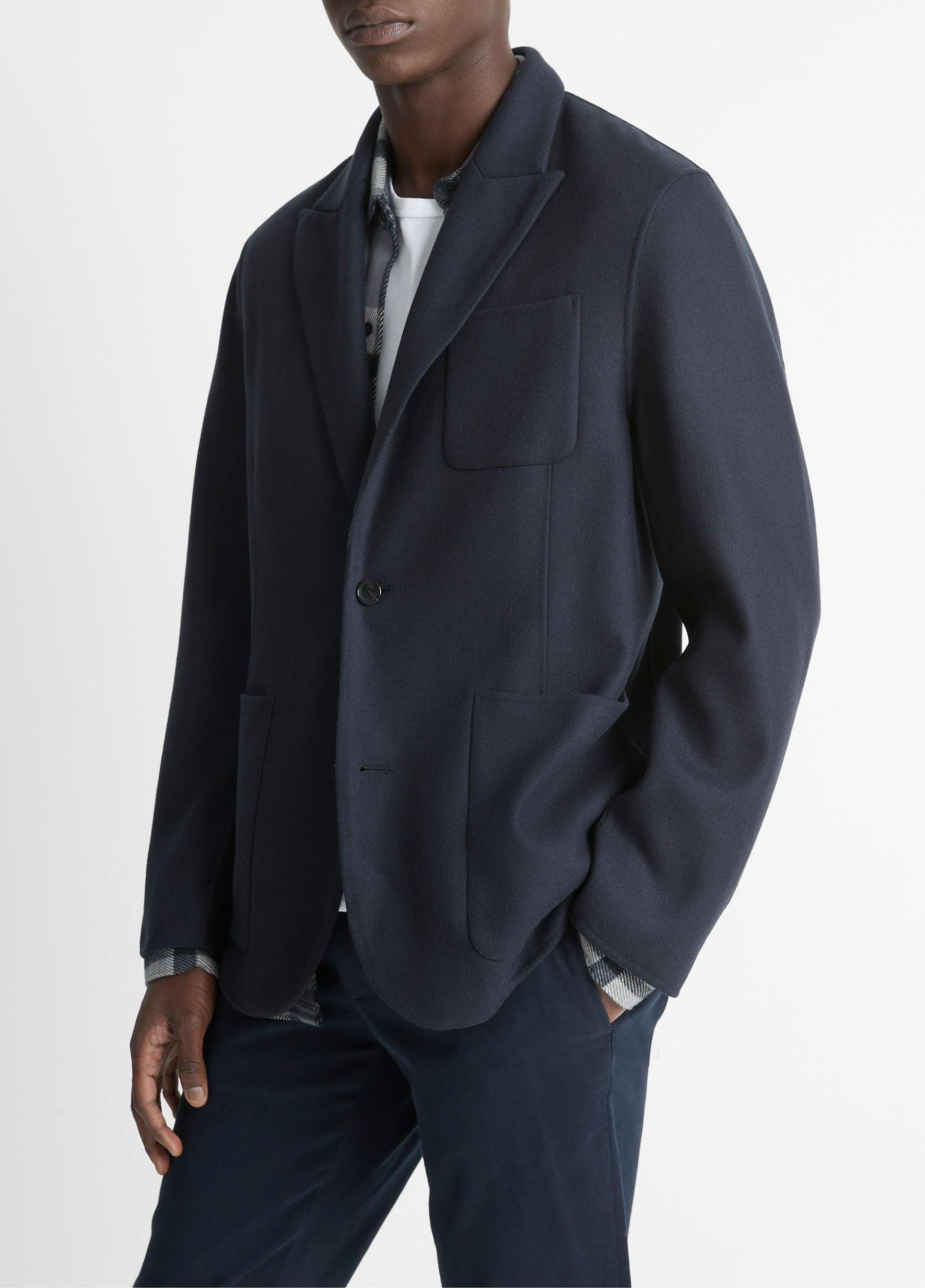Italian Splittable Wool-Blend Blazer Product Image