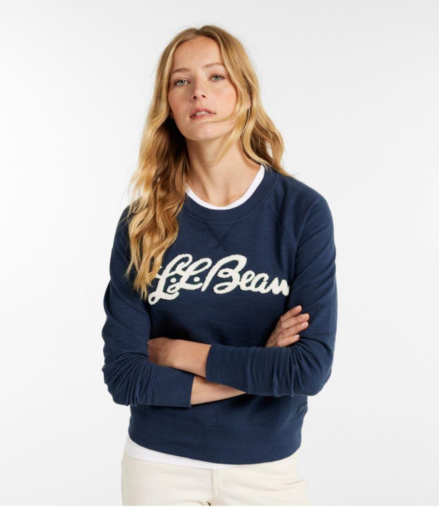 Women's Peaks Island Crewneck, Logo Product Image