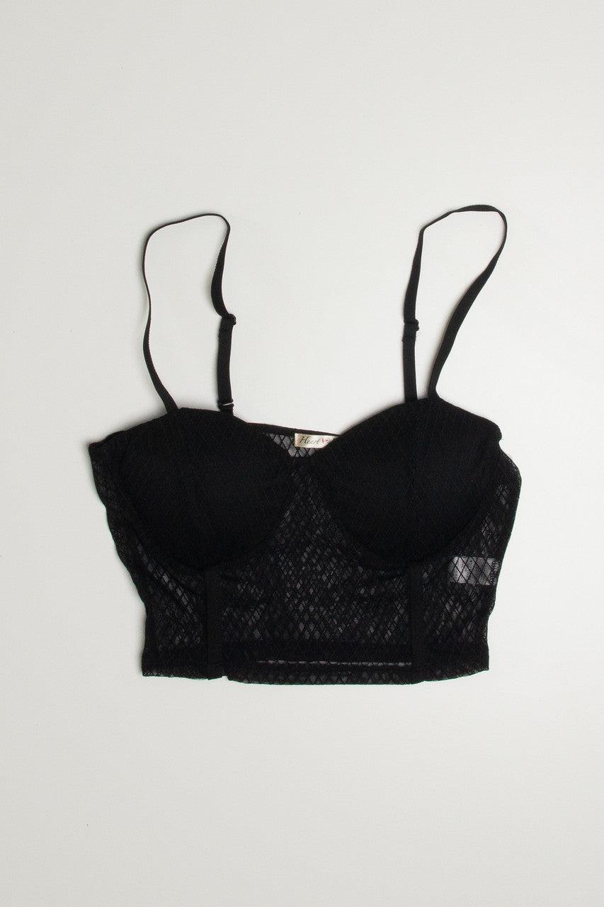 Fishnet Bustier Bra Product Image
