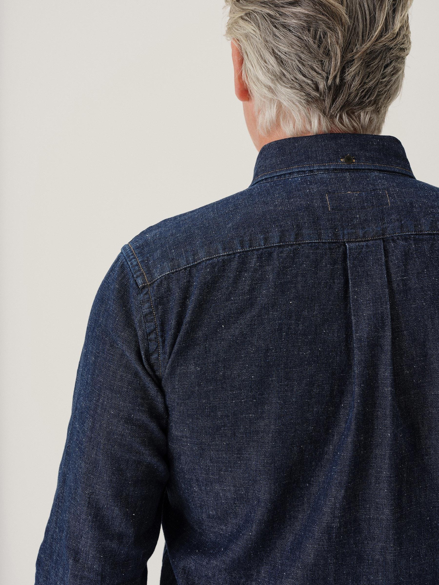 D032 Nep Denim BD Shirt Product Image