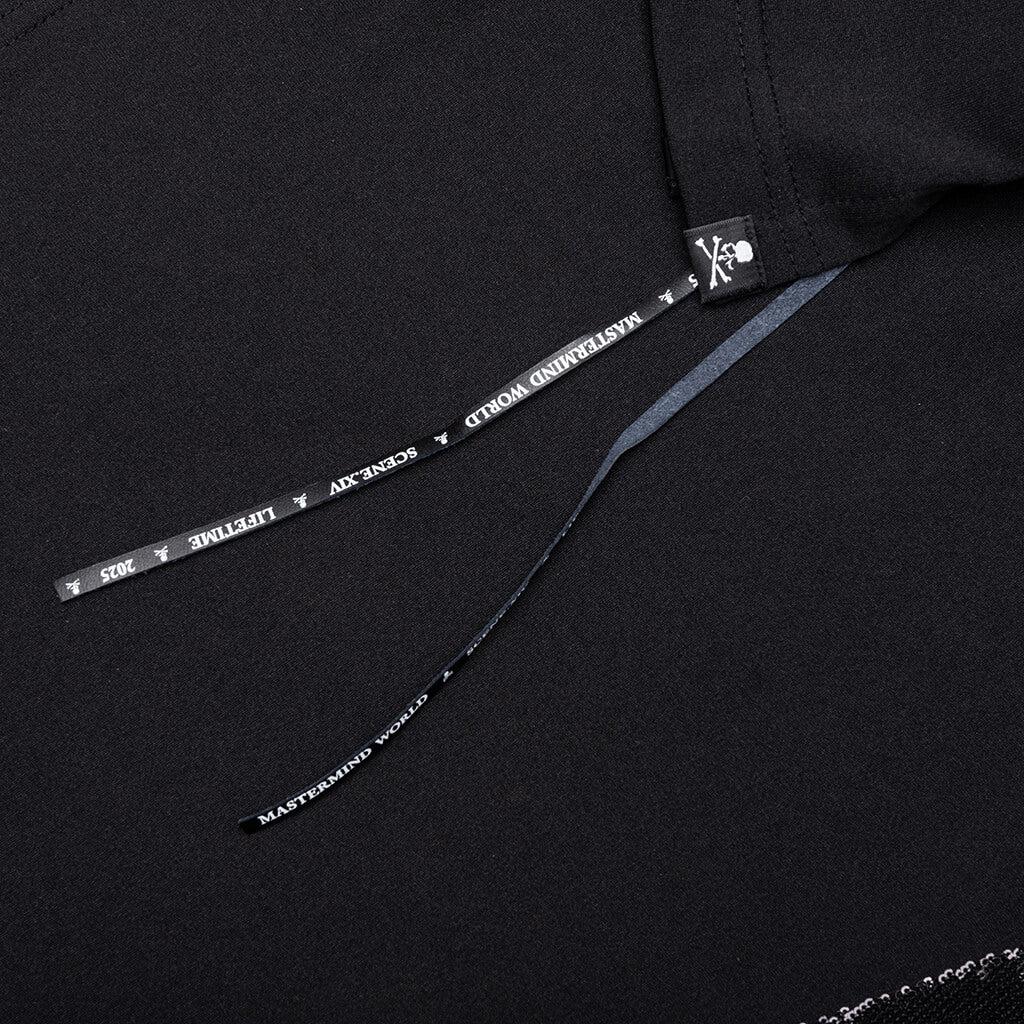 Football V-Neck Jersey T-Shirt - Black Male Product Image