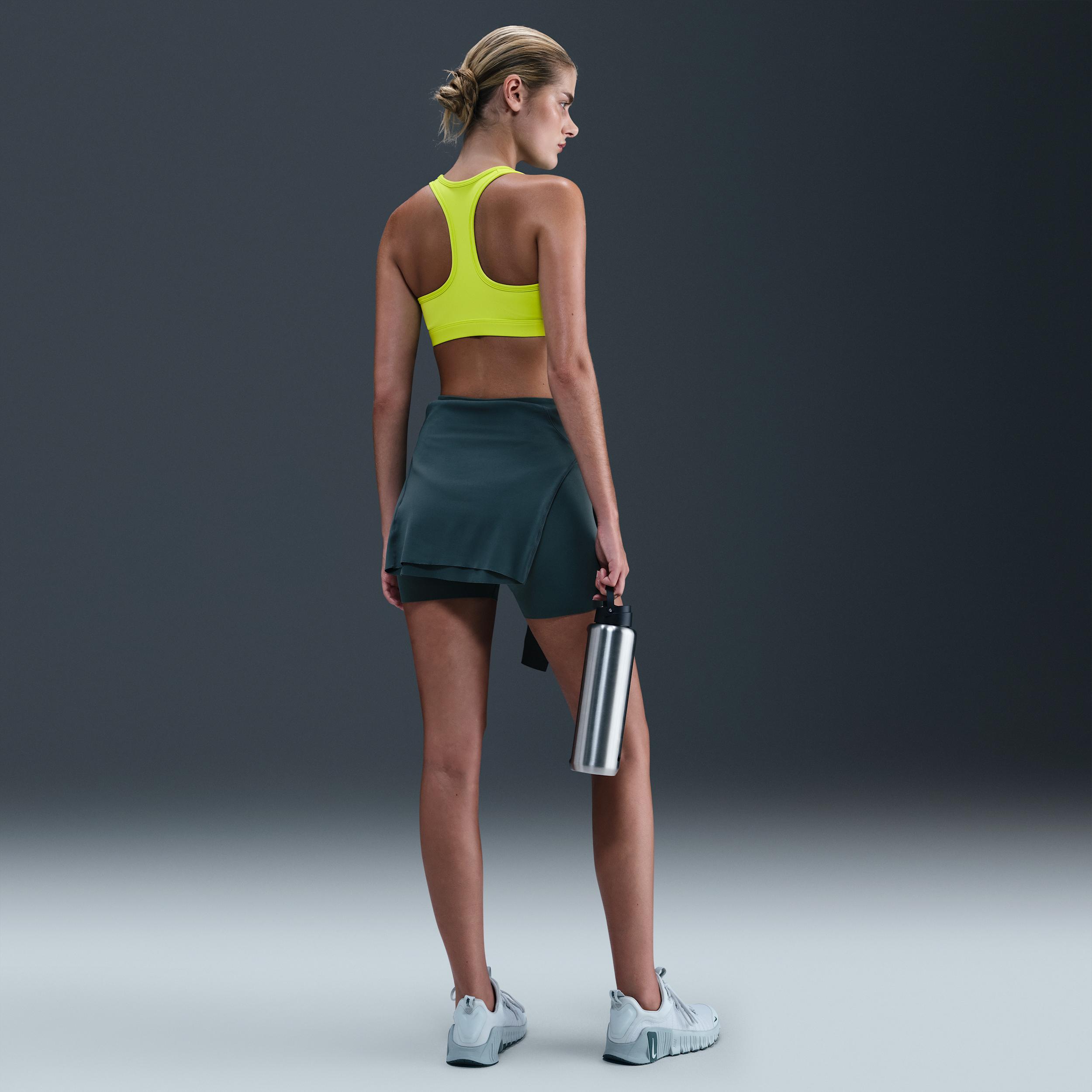 Nike Womens Swoosh Medium Support Padded Sports Bra | DX6821-389 Product Image